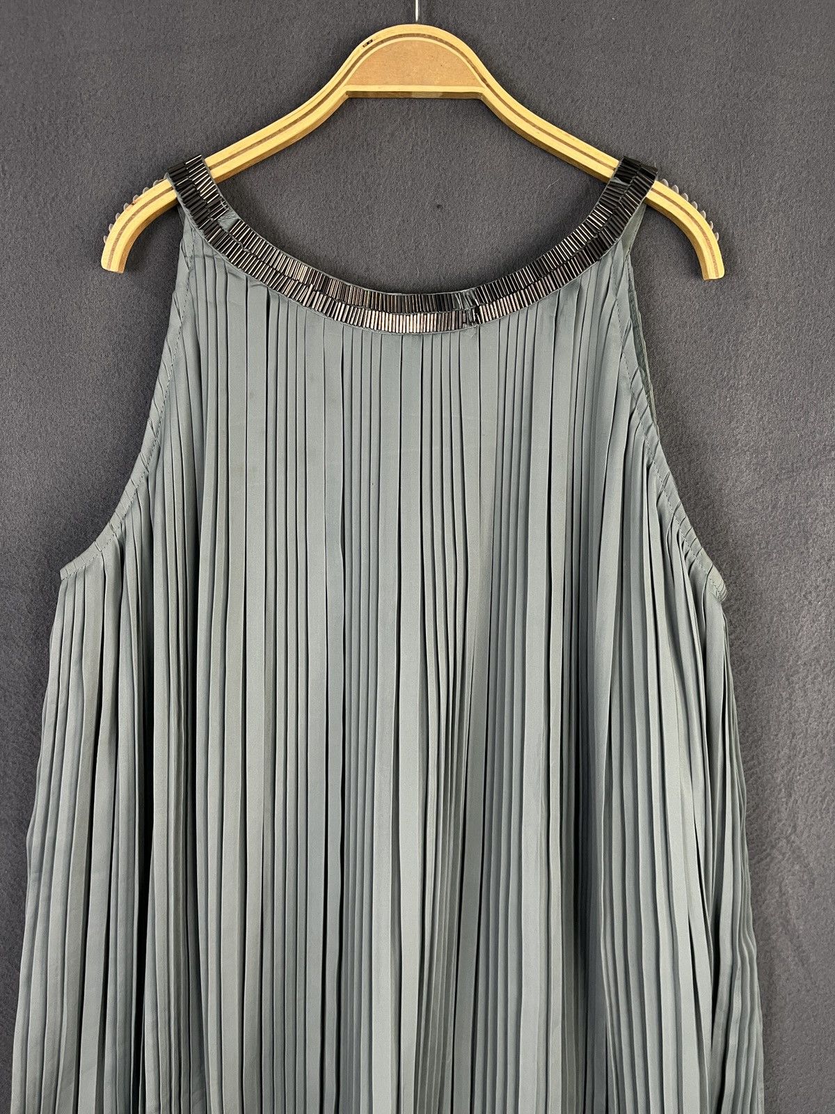 Beams Plus × Vintage Beams Light Pleated Dress Size XS / US 0-2 / IT 36-38 - 4 Thumbnail
