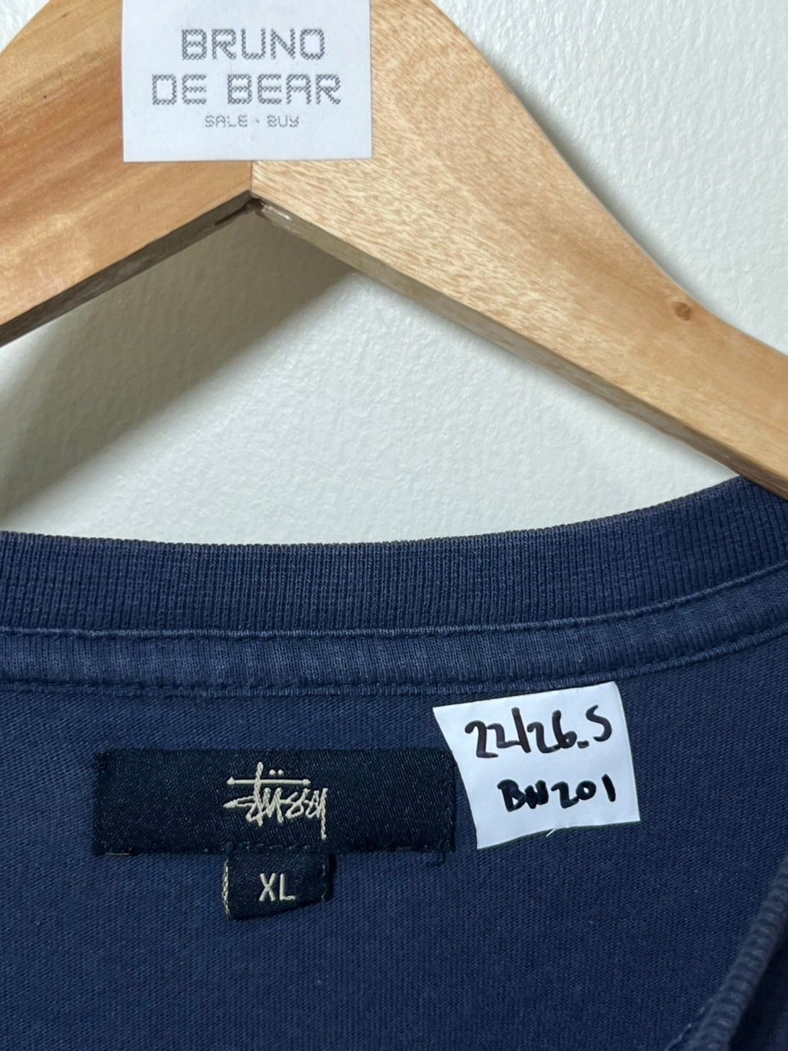 Stussy × Vintage Vintage STUSSY number 25 80 shirt bnz01 Size US XL / EU 56 / 4 - 13 Thumbnail