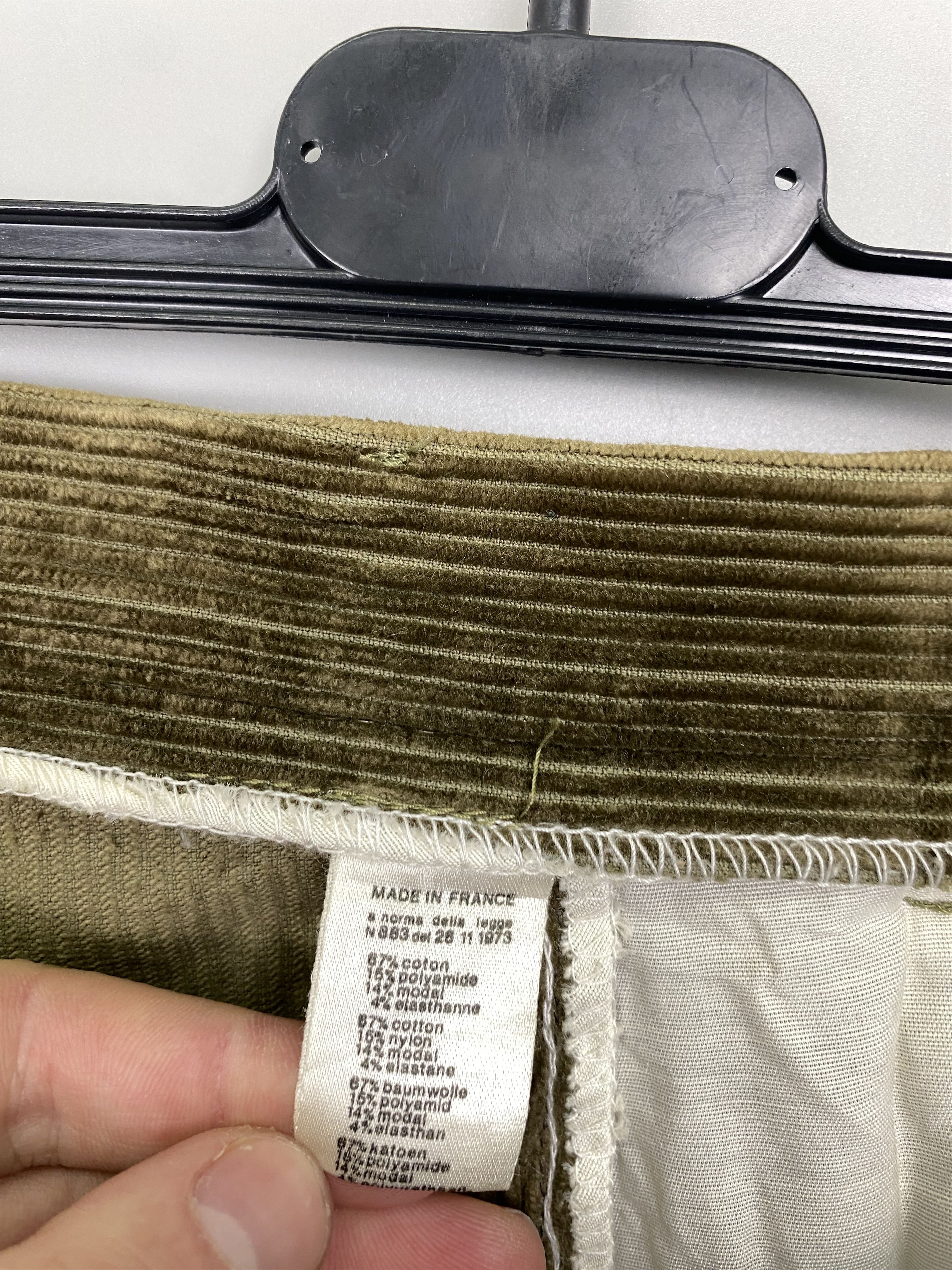 Lacoste LACOSTE Vintage Velvet Pant Made in France Size 40 Size US 31 - 7 Thumbnail