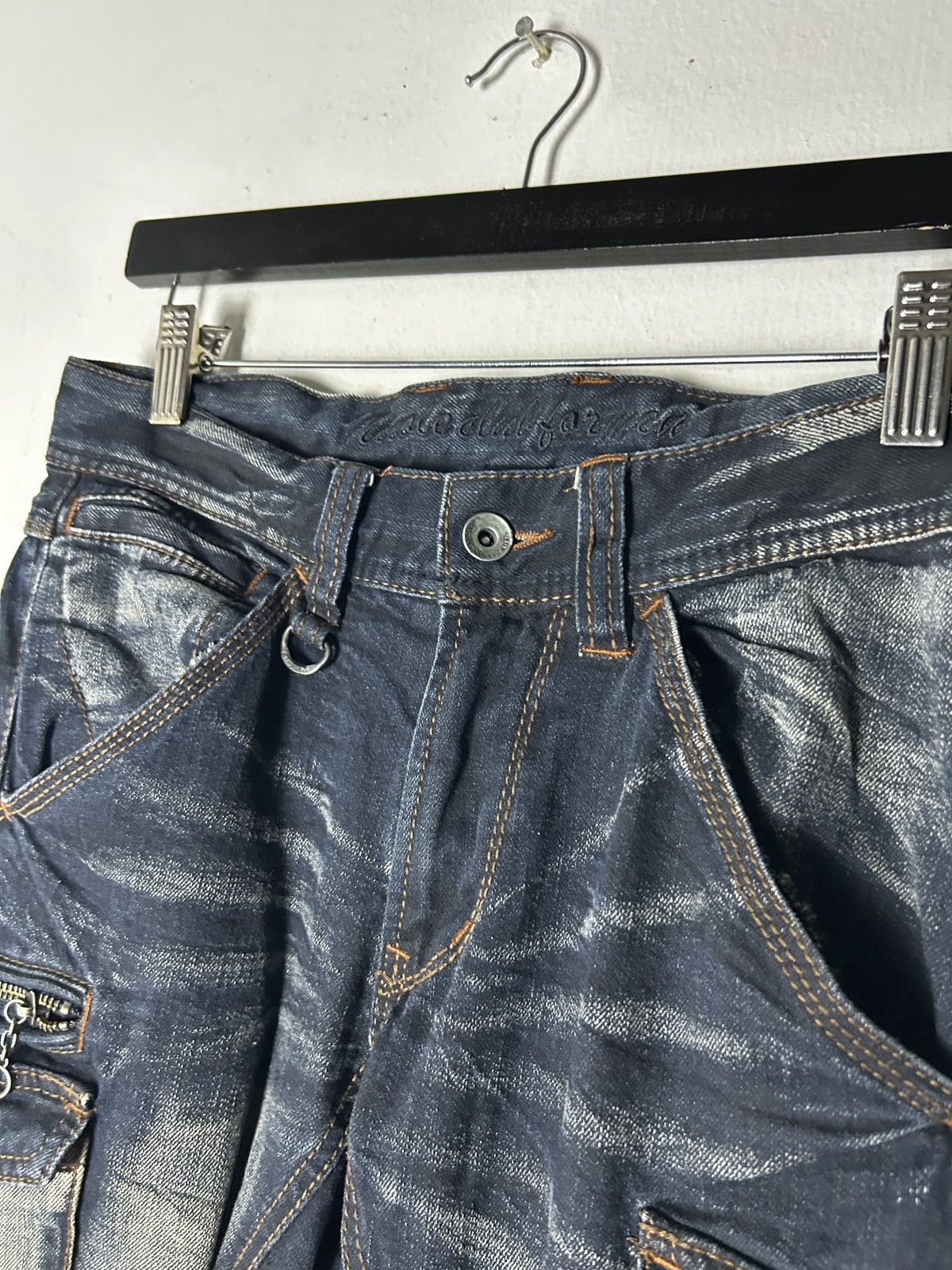 Nicole Club Nicole Club For Men multi pocket sick faded grunge punk Size US 29 - 7 Thumbnail
