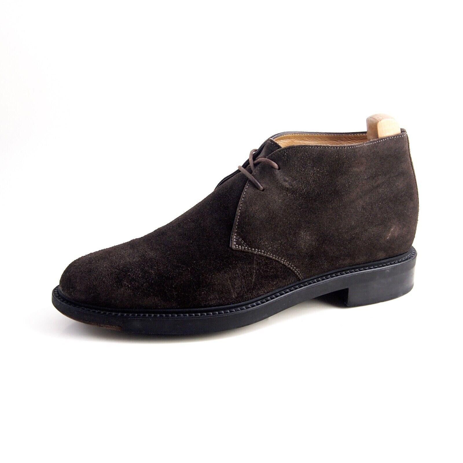 Santoni Santoni Chukka Ankle Boots Brown Suede Mens US 10 EU 43 F Size US 10 / EU 43 - 1 Thumbnail
