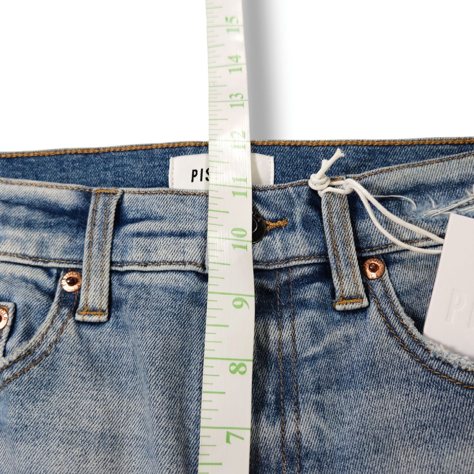 Pistola NWT Pistola Aline Distressed Skinny Ankle Jeans Sz. 26x27 Size 26" / US 2 / IT 38 - 6 Thumbnail