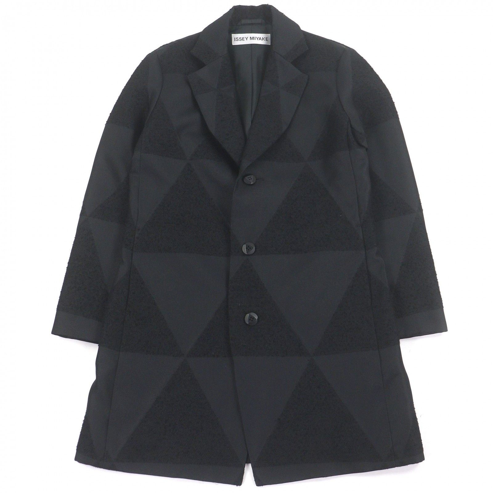 Issey Miyake Issey Miyake ISSEY MIYAKE Chester Wool Blend Coat Textile Outerwear DUTY FREE for USA Size ONE SIZE - 1 Thumbnail