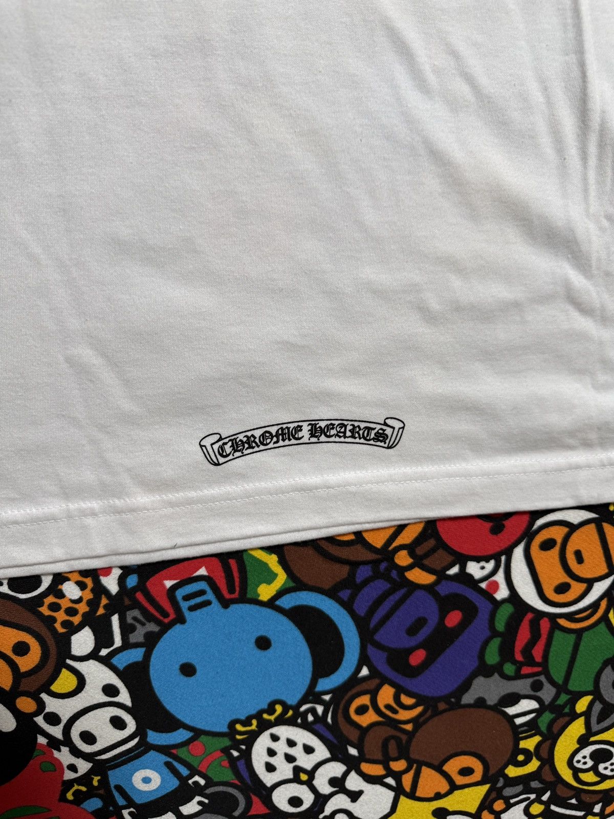 Chrome Hearts Chrome Hearts White Script Logo Long Sleeve Tee Size US XXL / EU 58 / 5 - 13 Thumbnail