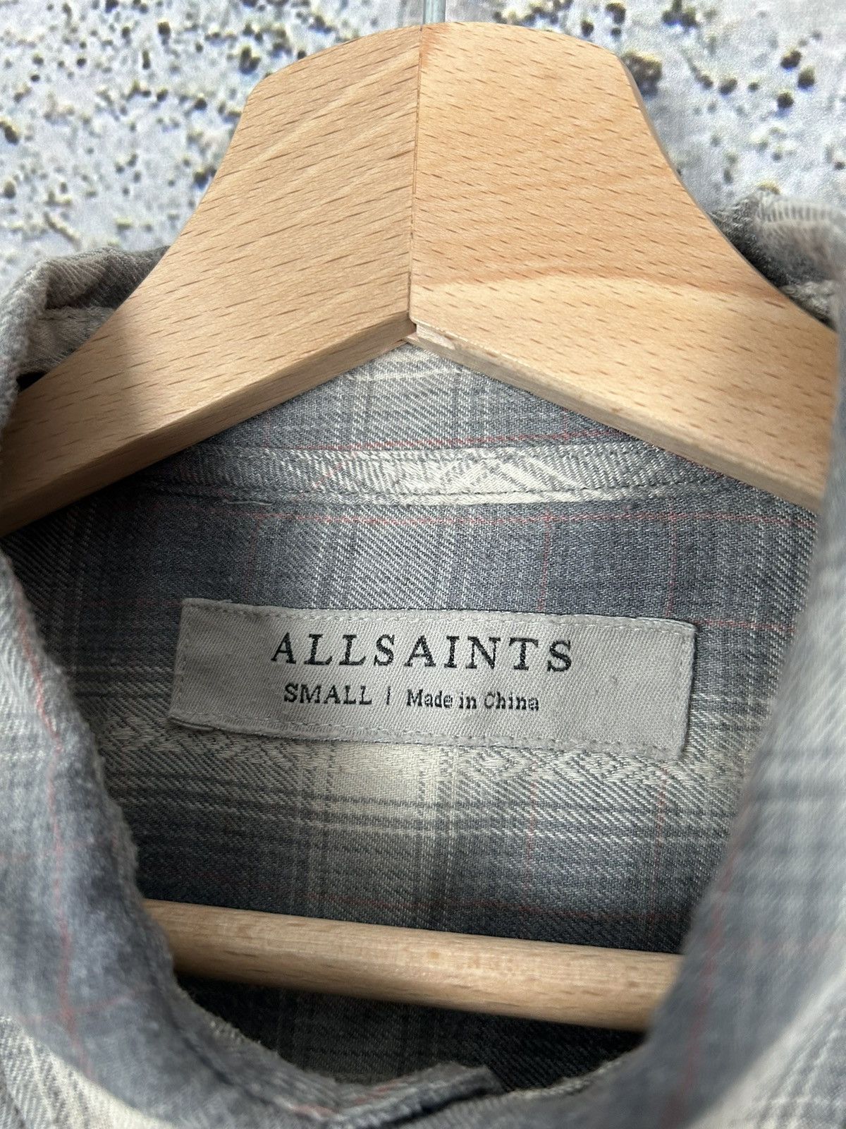 Allsaints Vintage Allsaints Checkered Shirt Button Ups Hype Japanese Size US S / EU 44-46 / 1 - 5 Thumbnail