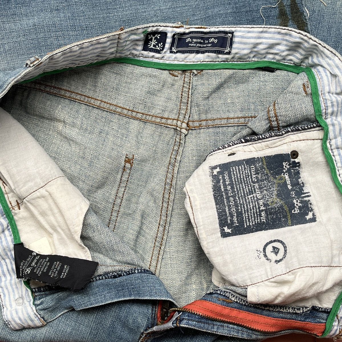 LRG Vintage LRG Streetwear Skateboard Denim Baggy Jeans Size US 36 / EU 52 - 20 Thumbnail