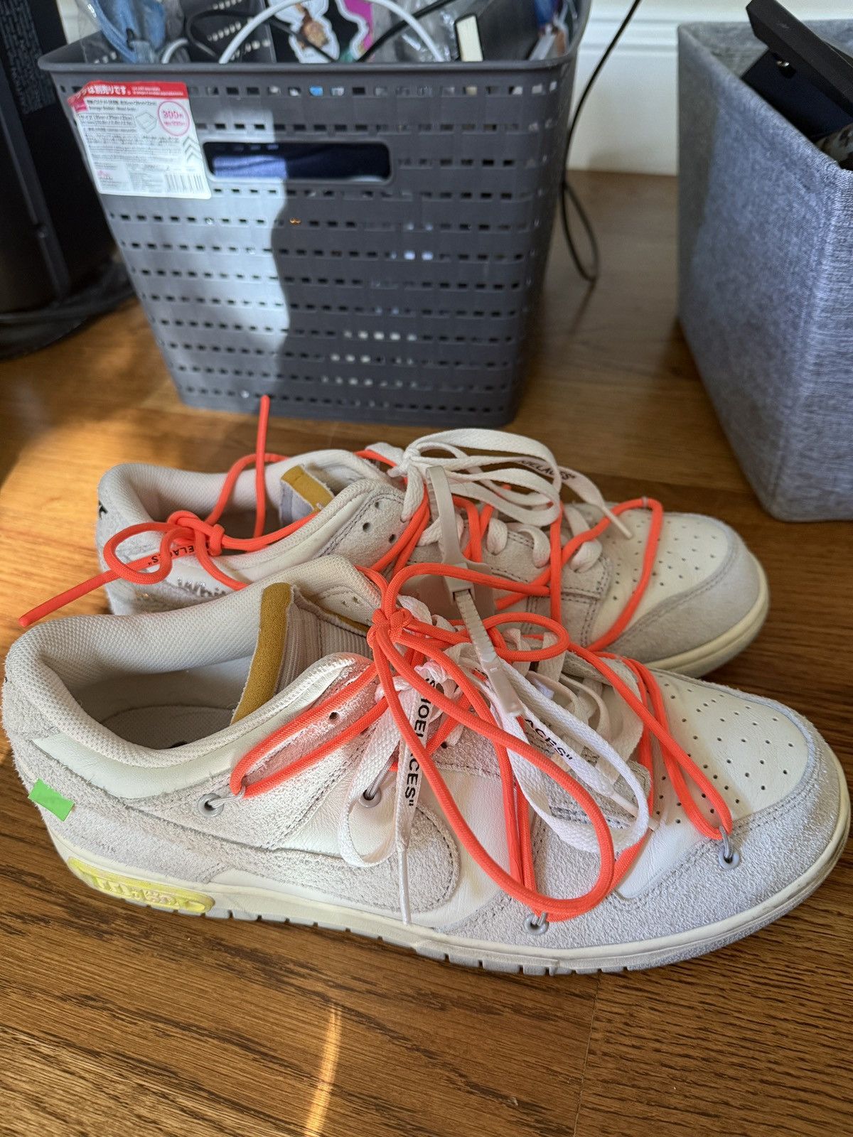Nike × Off-White Nike Off-White Dunks Lot 11 size 11.5 Size US 11.5 / EU 44-45 - 4 Thumbnail