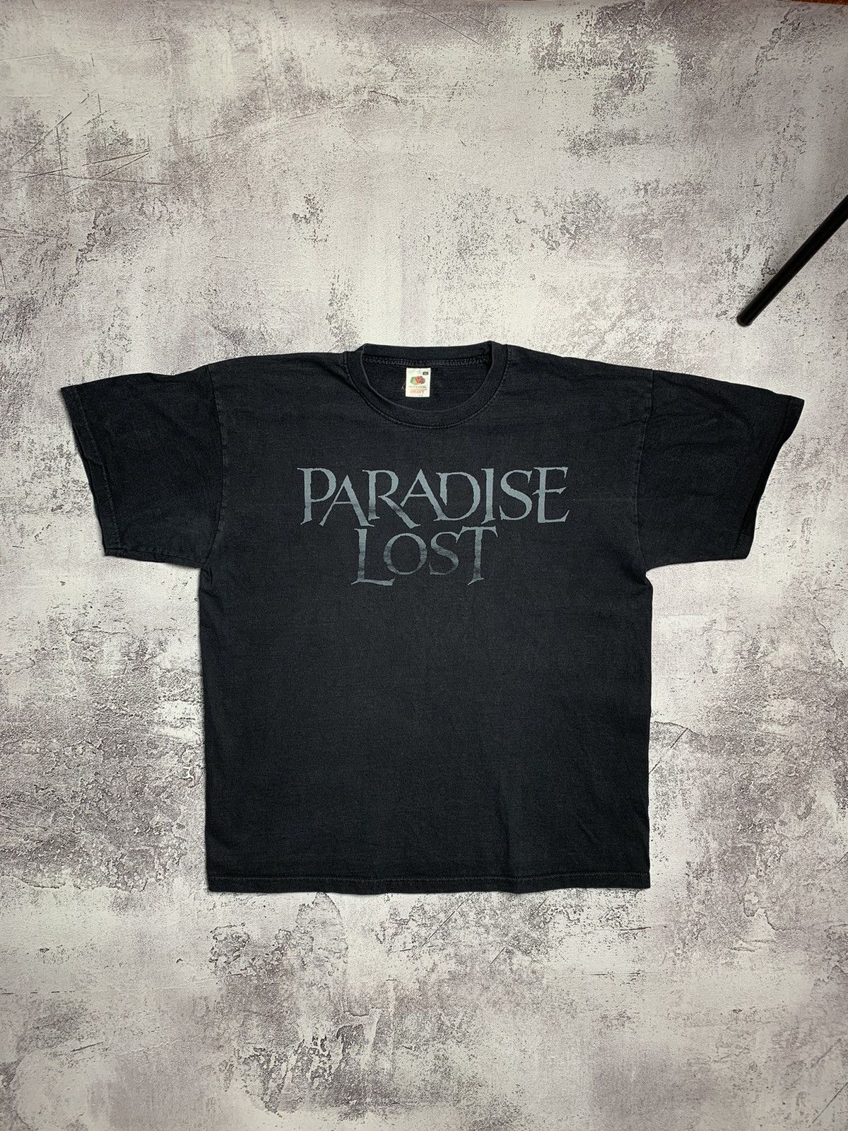 Pre-owned Band Tees X Rock T Shirt Vintage Paradise Lost Gothic Metal Black Tee