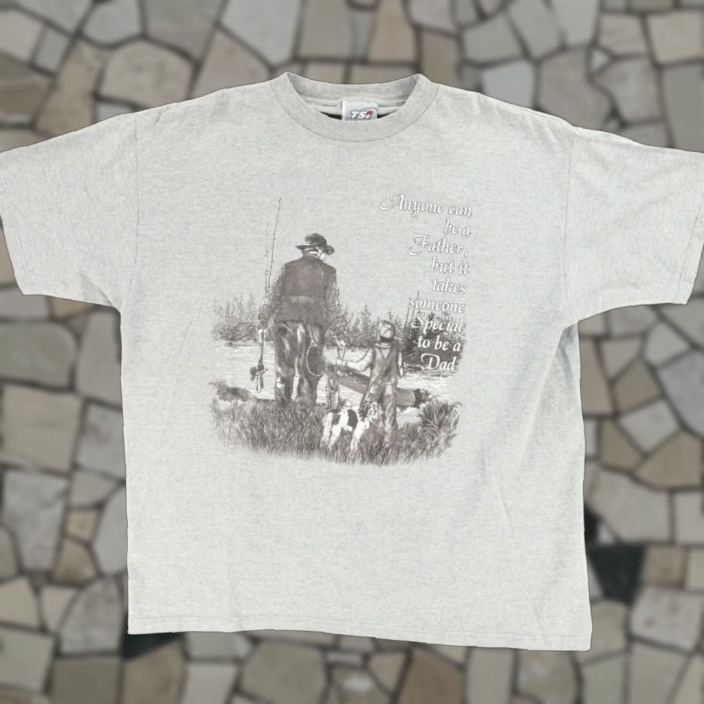 Vintage VTG TSI Sportswear Shirt Men XL Gray Special Dad Outdoors T-Shirt Vintage Size US XL / EU 56 / 4 - 1 Thumbnail