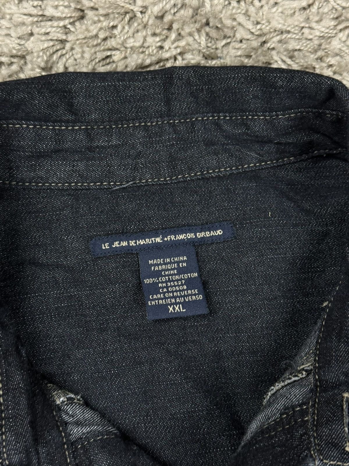 Japanese Brand × Marithe + Francois Girbaud Le Jean de Marithe + François Girbaud y2k jeans shirt Size US XXL / EU 58 / 5 - 3 Thumbnail