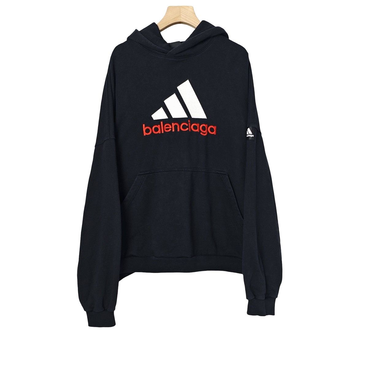 Adidas × Balenciaga Balenciaga x Adidas Logo Hoodie Size US M / EU 48-50 / 2 - 1 Thumbnail
