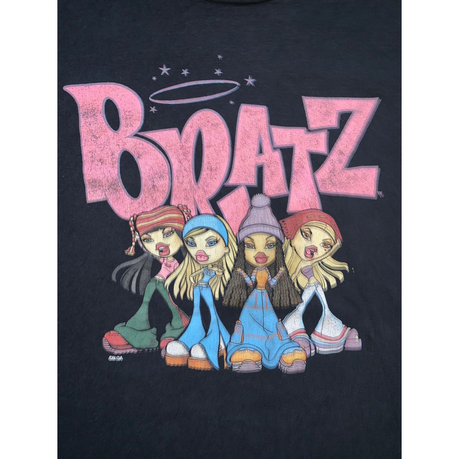 Other Bratz Graphic T-Shirt Mens XL Black Y2K Cartoon Girls Size US L / EU 52-54 / 3 - 2 Thumbnail