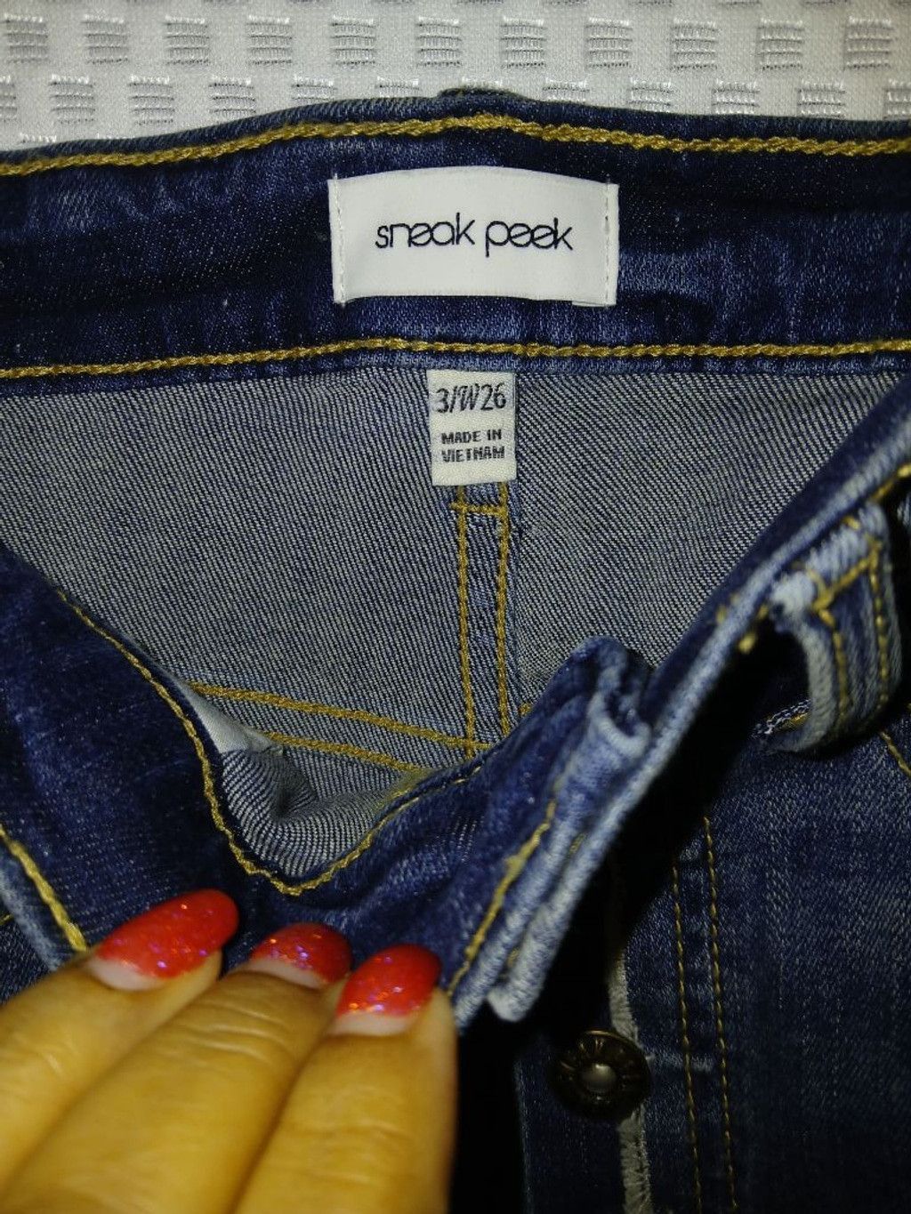 Sneaky Steve Sneak Peak High-Rise Button Fly Bermuda Shorts Size 26" / US 2 / IT 38 - 3 Thumbnail