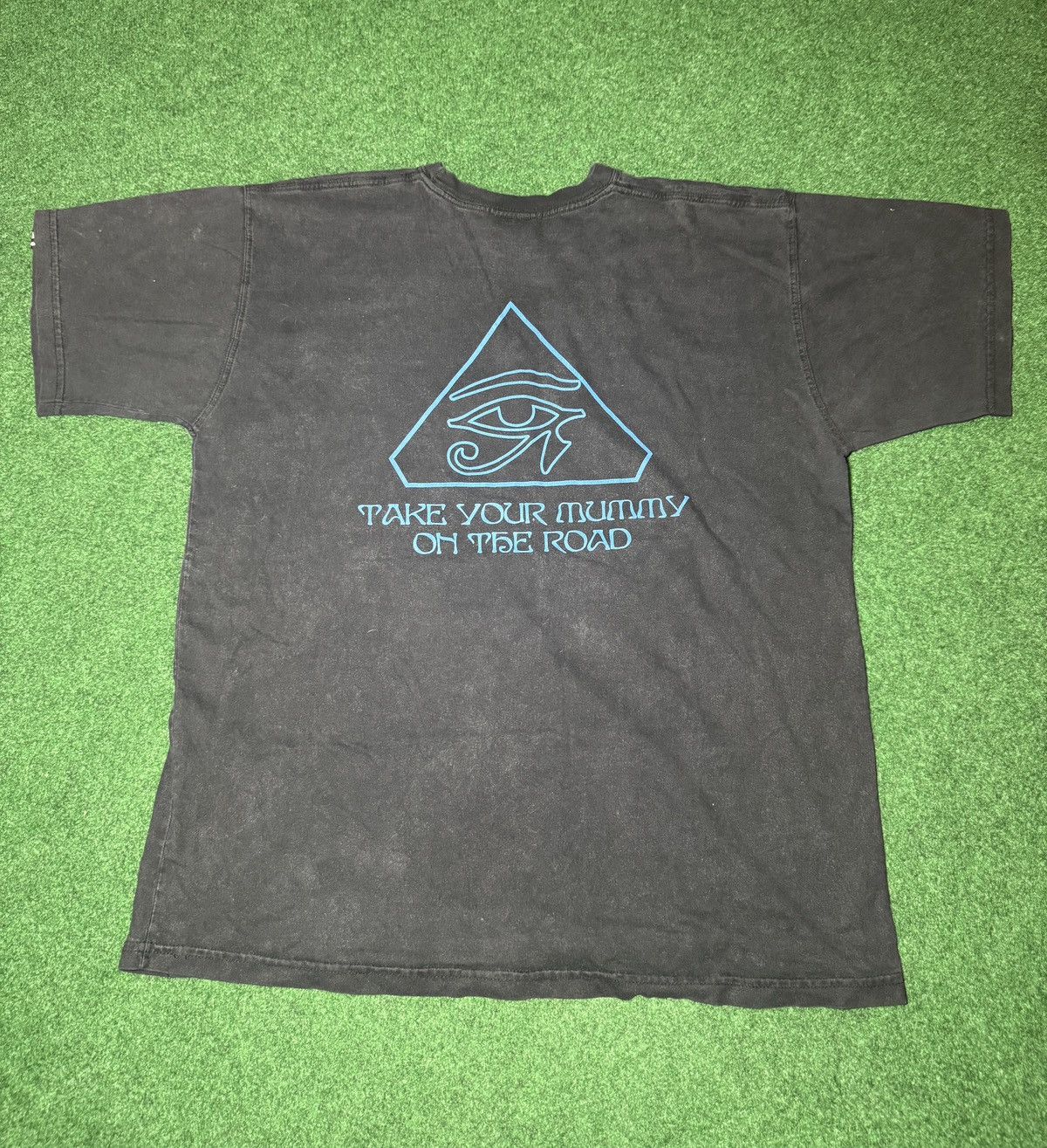 Band Tees × Vintage Vintage 90s Iron Maiden Powerslave Grunge Metal Band T Shirt Size US L / EU 52-54 / 3 - 3 Thumbnail