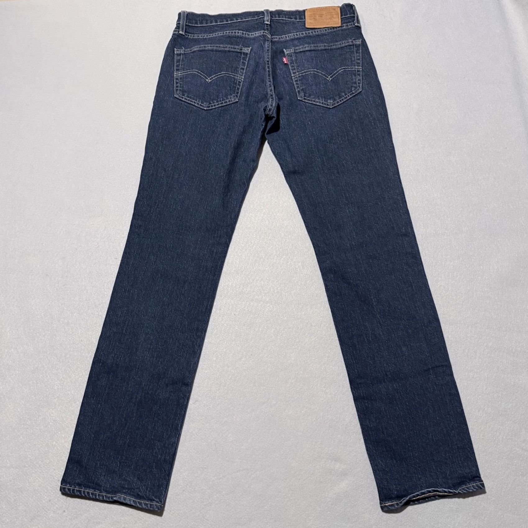 Levi's VINTAGE Levi'S Jeans Mens 32 Blue Premium Dark Wash Denim Pockets Slim Straight Fit Y2K 32X32 Size US 32 / EU 48 - 2 Thumbnail
