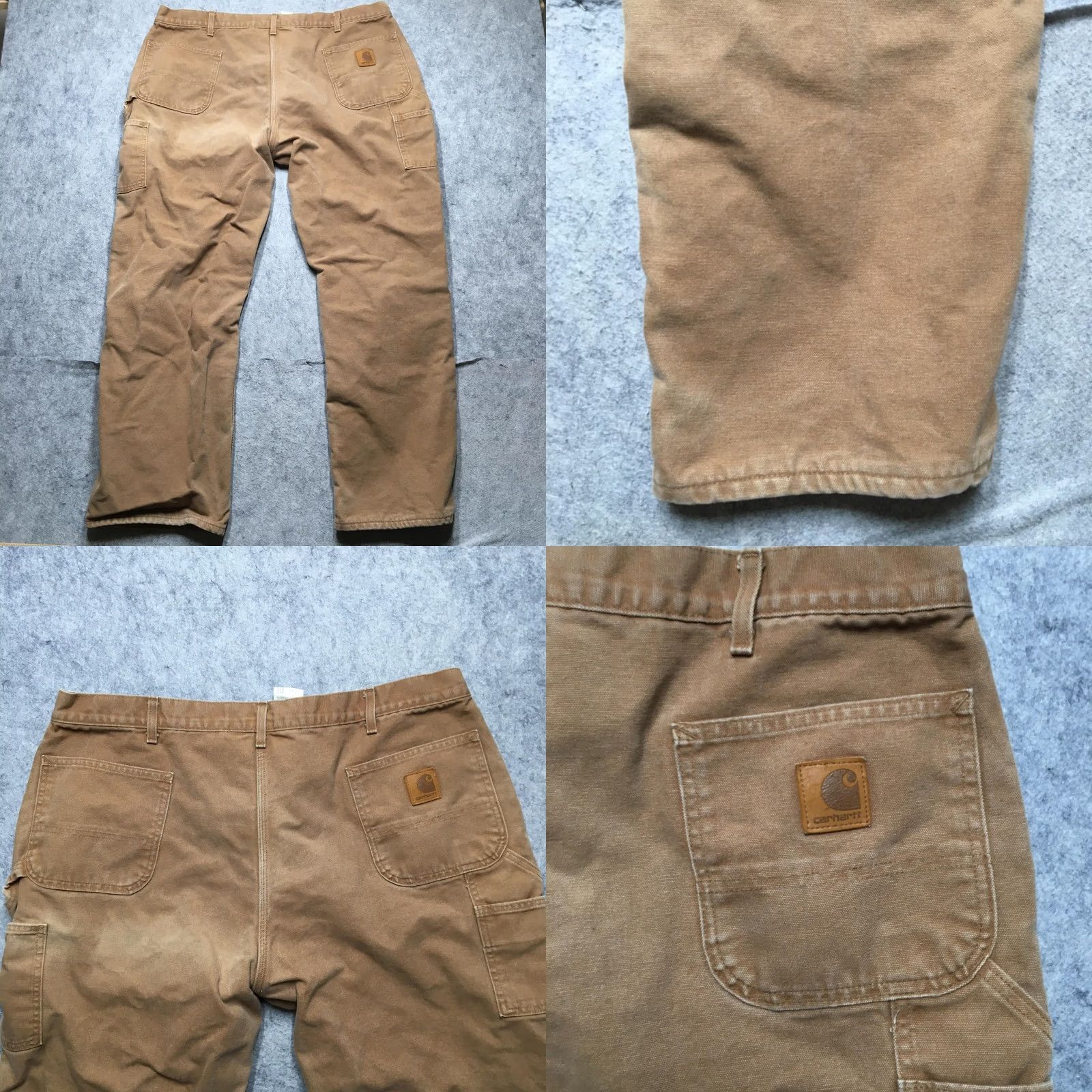 Carhartt VINTAGE Carhartt B111 Pants Mens 44x32 Brown Flannel Lined Carpenter USA Union Size US 44 / EU 60 - 8 Thumbnail