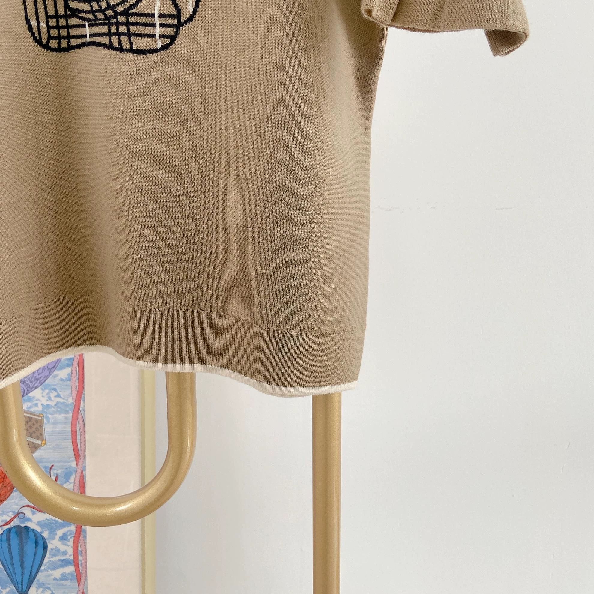 Burberry Burberry Camel Bear Knit Top 14Y With Tags Size XS / US 0-2 / IT 36-38 - 5 Thumbnail