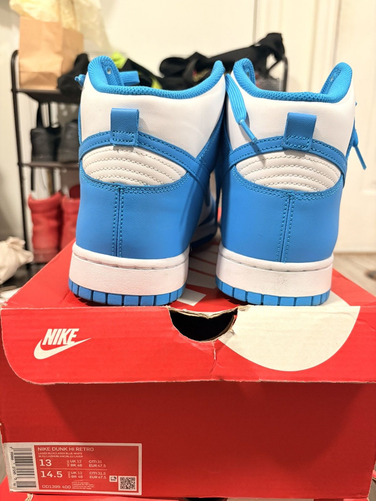 Nike Nike dunk high retro Size US 13 / EU 46 - 2 Thumbnail