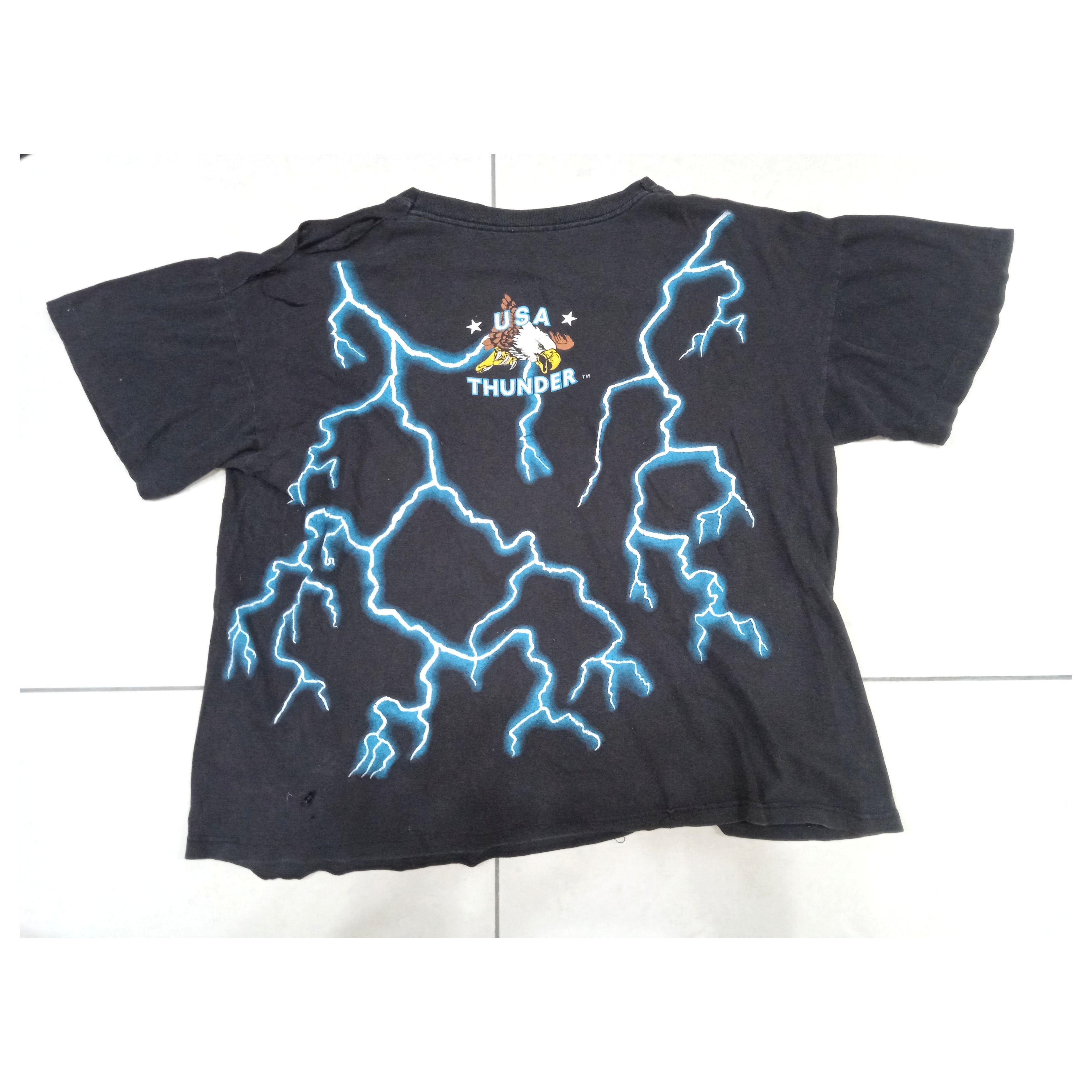 Vintage Vintage 90s American Thunder Native American Shirt Size US XL / EU 56 / 4 - 2 Thumbnail