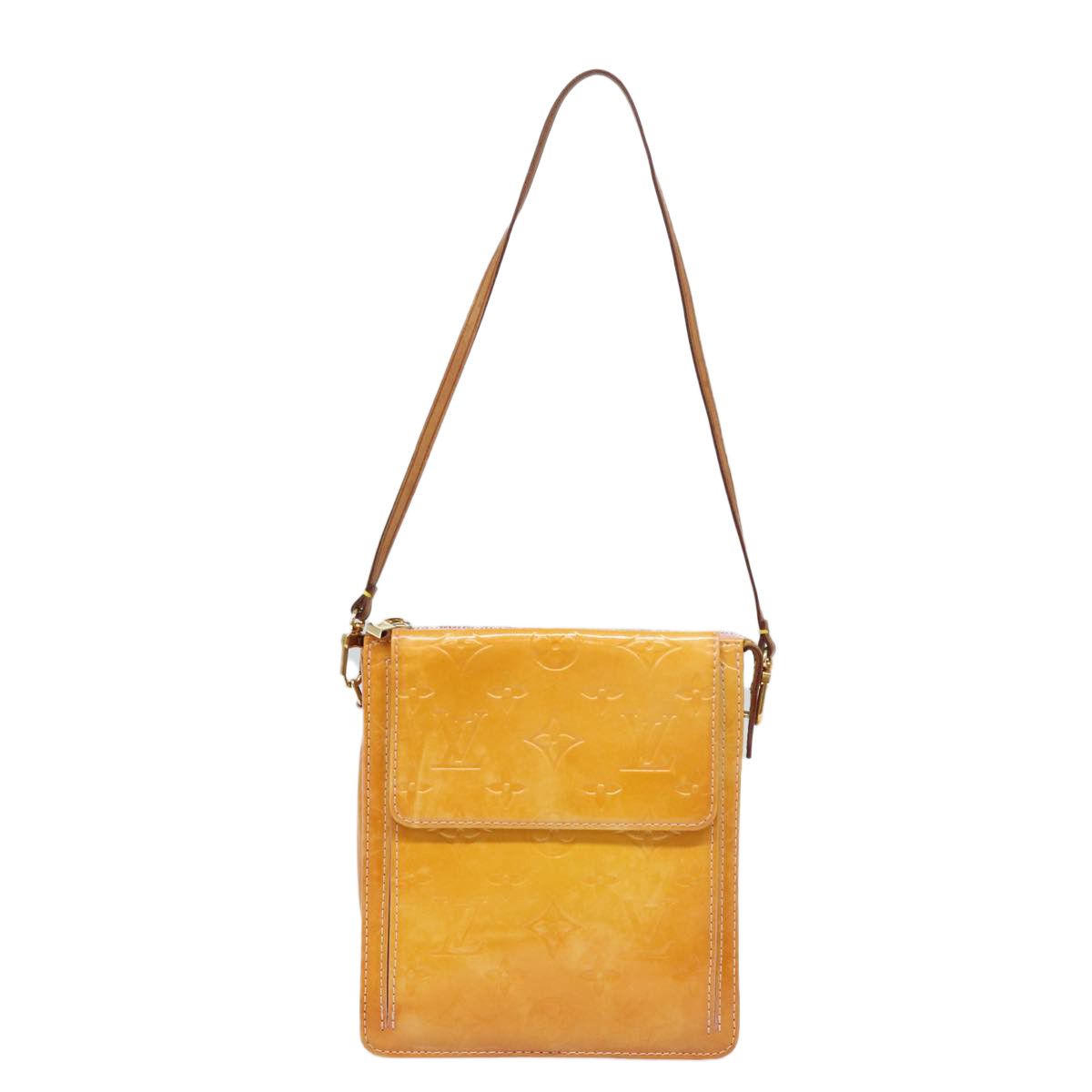 Louis Vuitton Mott Yellow Patent Leather Shoulder Bag (Pre-Owned) Size ONE SIZE - 1 Thumbnail