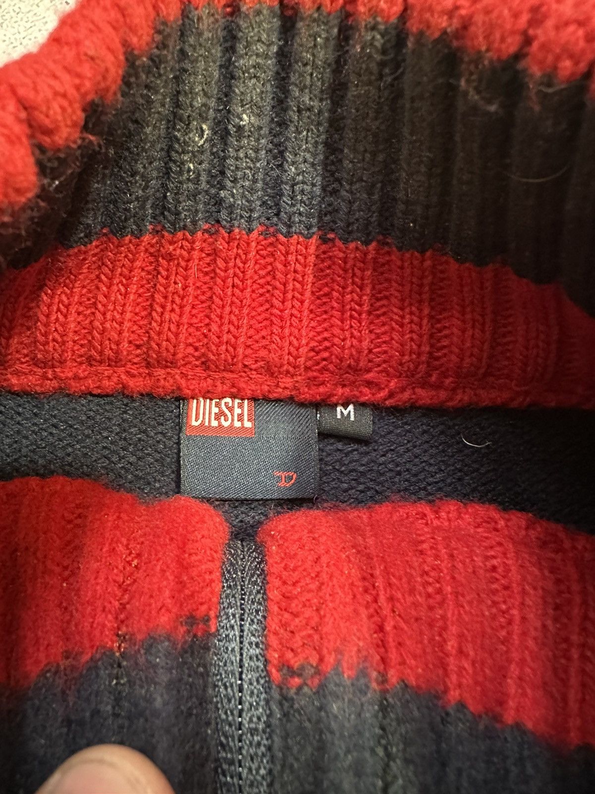 Diesel × Japanese Brand Vintage Diesel Zip Up Sweater Size US M / EU 48-50 / 2 - 5 Thumbnail