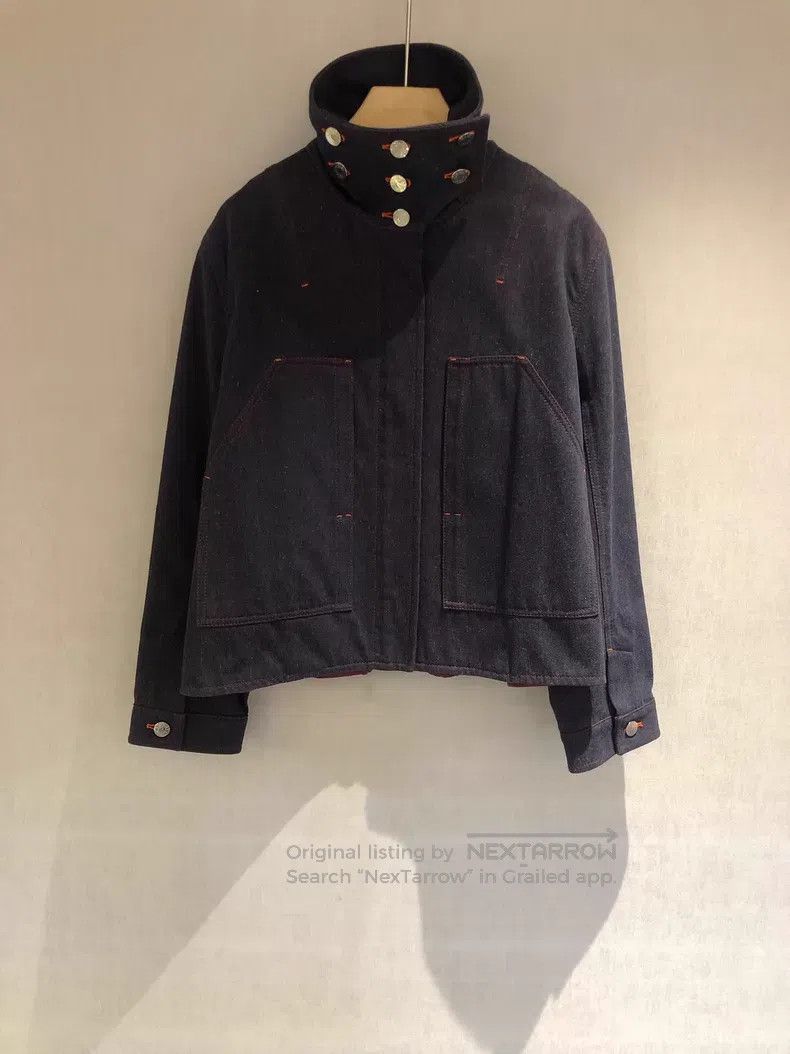 Hermes Hermes Indigo Denim Jacket Size XS / US 0-2 / IT 36-38 - 1 Thumbnail