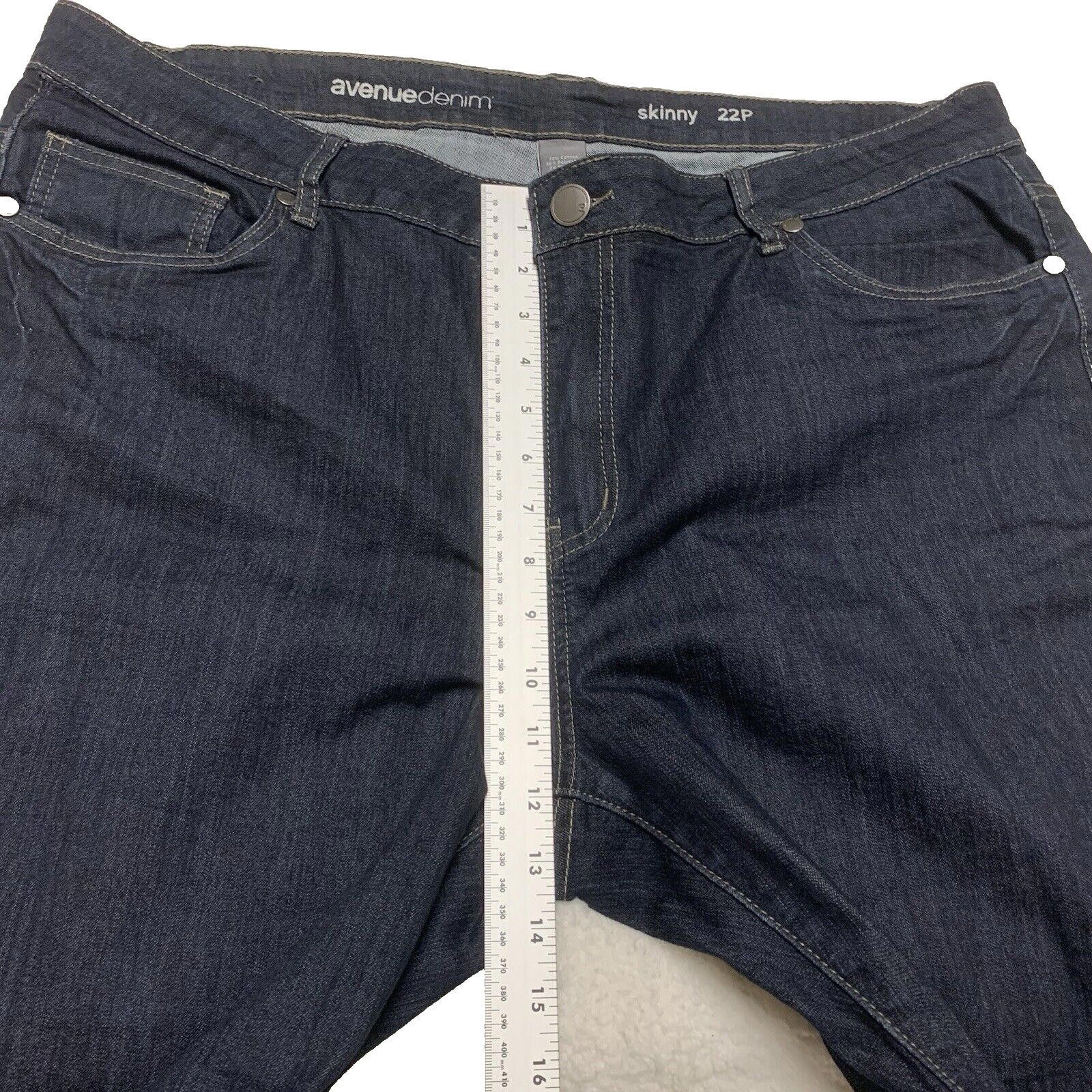 Other Avenue Denim Jeans Women's 22P Plus Dark Blue Stretch Size 42" / US 20 - 5 Thumbnail