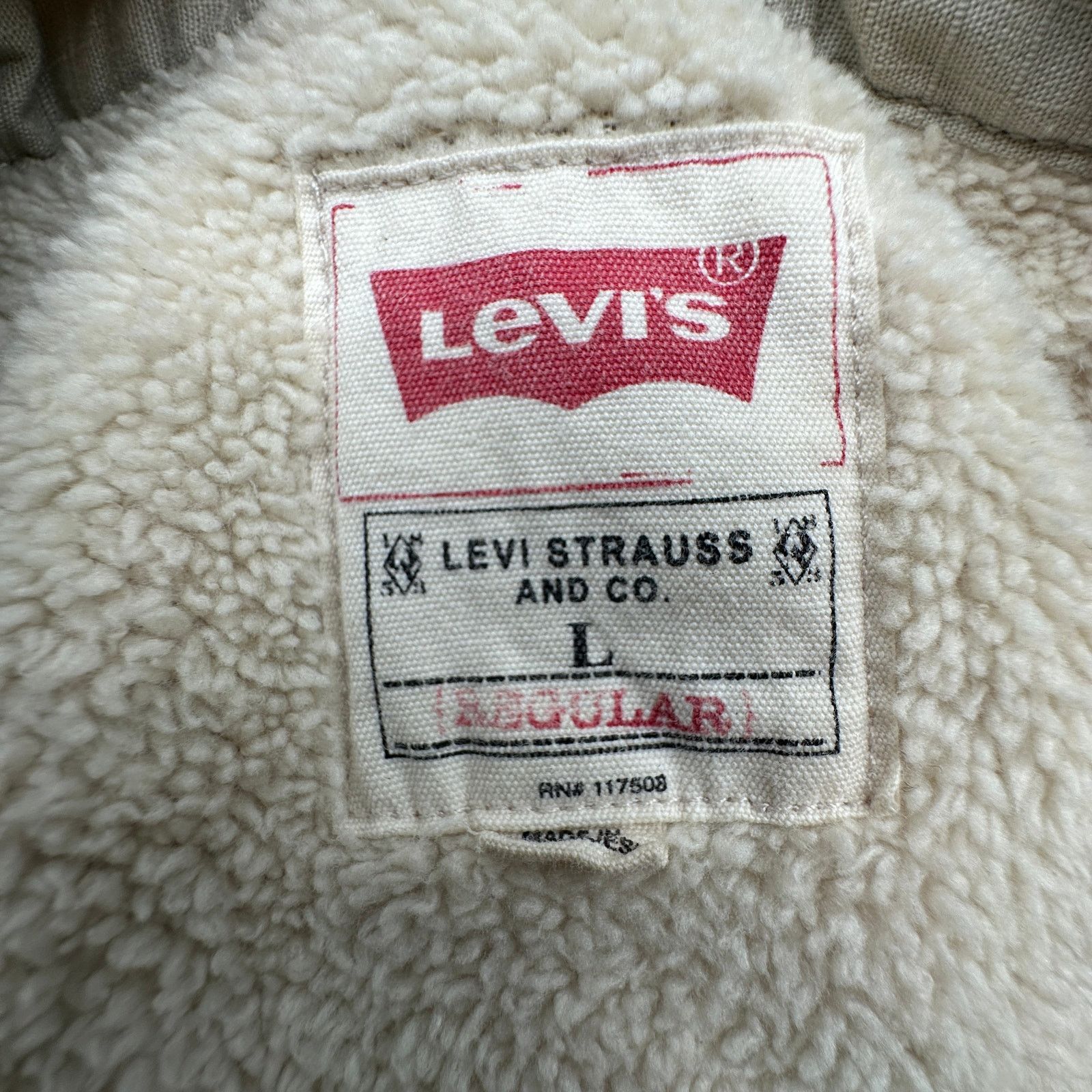 Levi's Levis Utility Field Jacket Shacket Sherpa Men Large 3LMLW108 Size US L / EU 52-54 / 3 - 3 Thumbnail