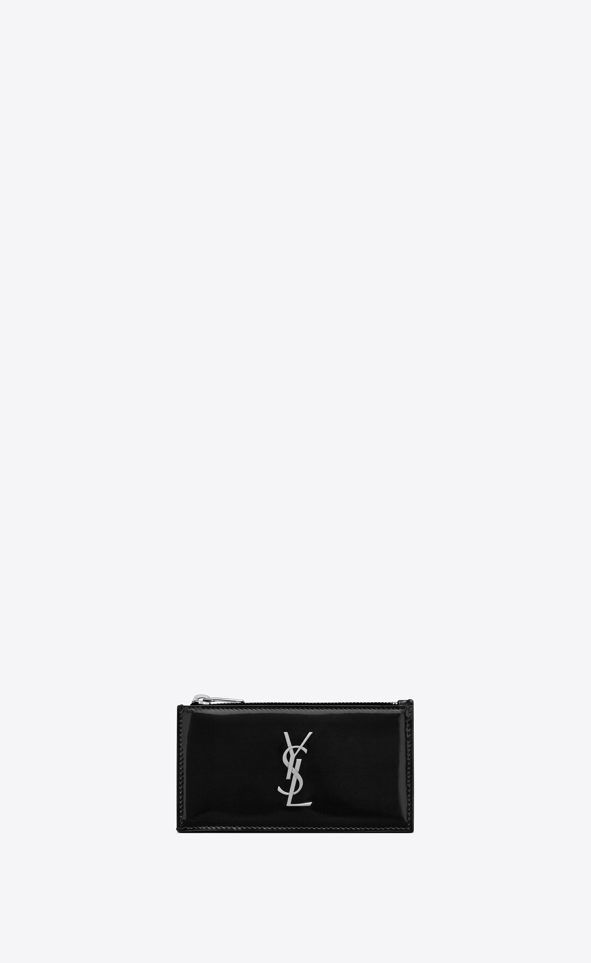 Saint Laurent Paris o1b1hav110225 611558 Size: OS / Cassandre Zipped Card Case Size ONE SIZE - 1 Thumbnail