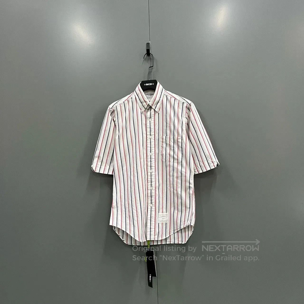 Thom Browne thom browne striped short sleeve shirt. Size US M / EU 48-50 / 2 - 1 Thumbnail