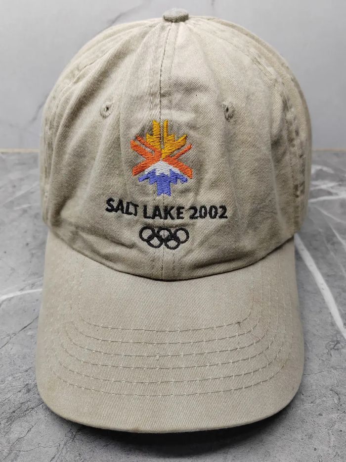 USA Olympics Vintage Salt Lake Olympic Winter Games 2002 Cap Hat Size ONE SIZE - 2 Thumbnail