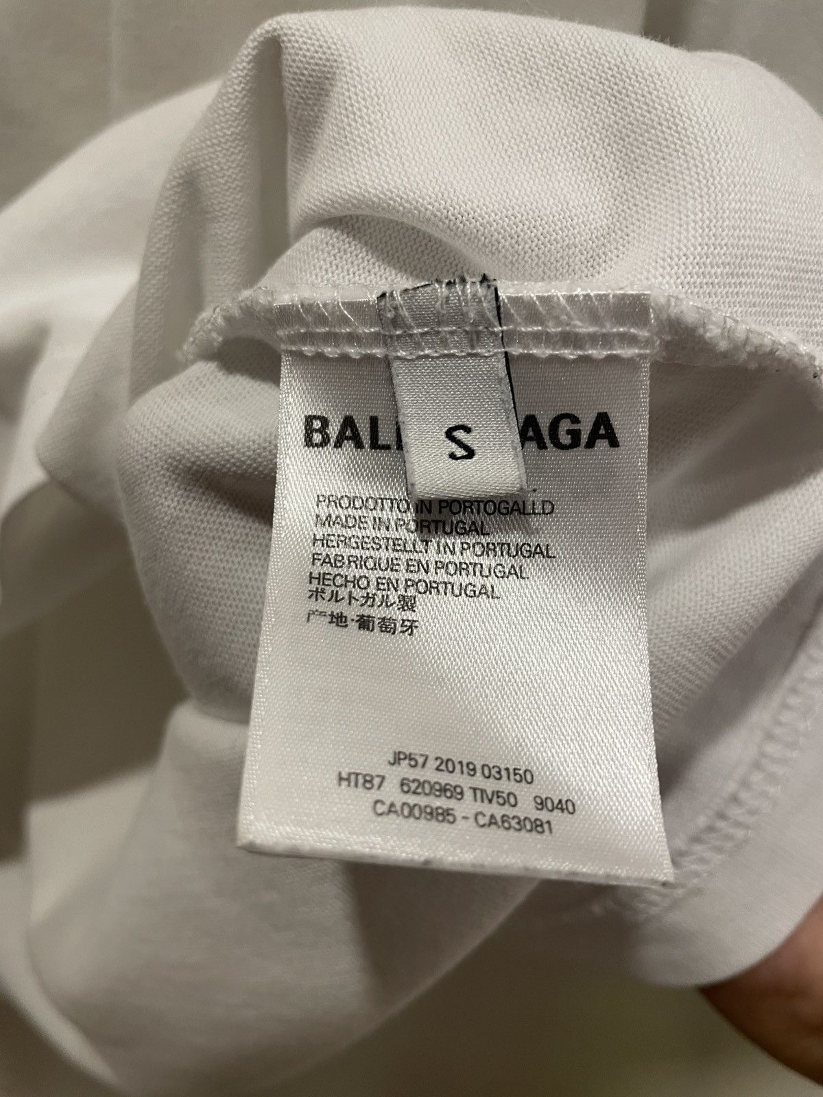 Balenciaga Balenciaga Unfit Smiley Printed Cotton Tee Size US S / EU 44-46 / 1 - 4 Thumbnail