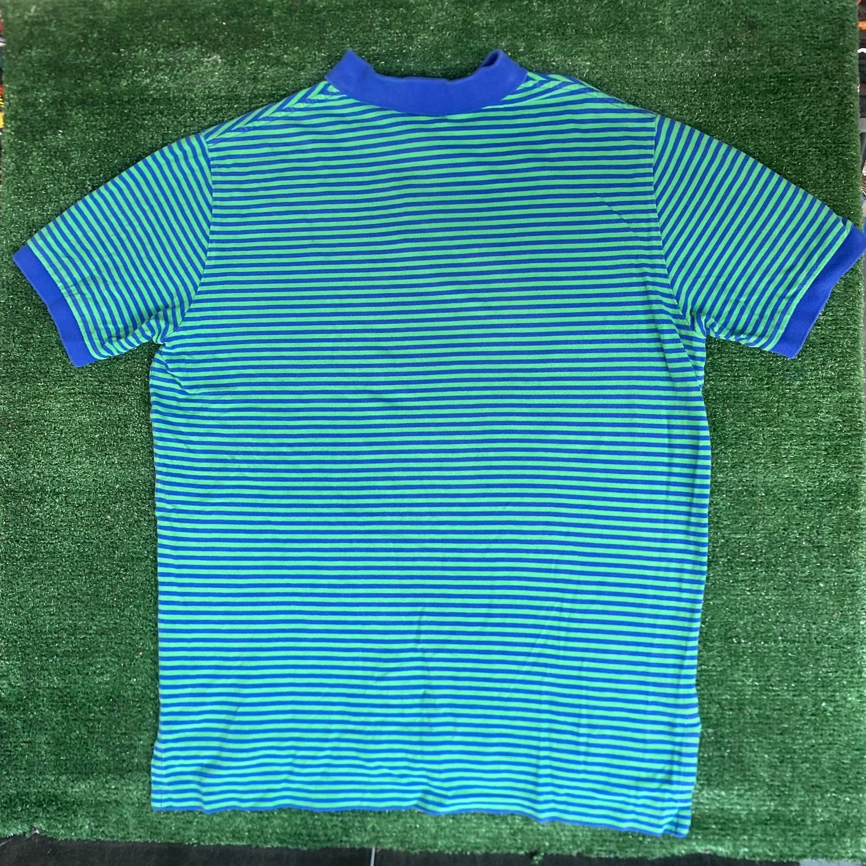Polo Ralph Lauren Vintage Y2K Ralph Lauren Shirt Striped Logo Polo Shirt Size US XL / EU 56 / 4 - 5 Thumbnail