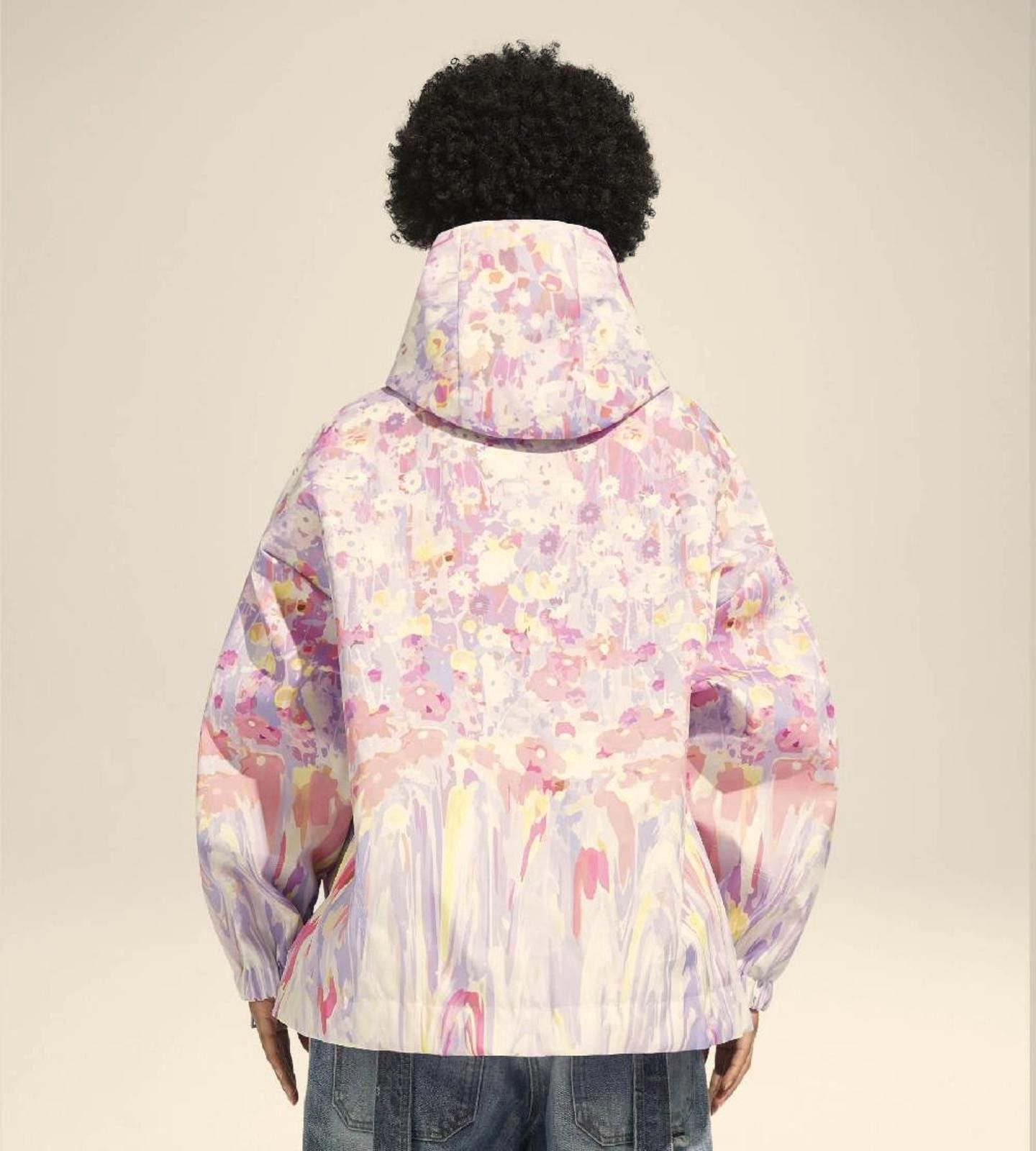 Khrisjoy KHRISJOY Lilac Windbreaker Jacket Size 0 Size XS / US 0-2 / IT 36-38 - 3 Thumbnail