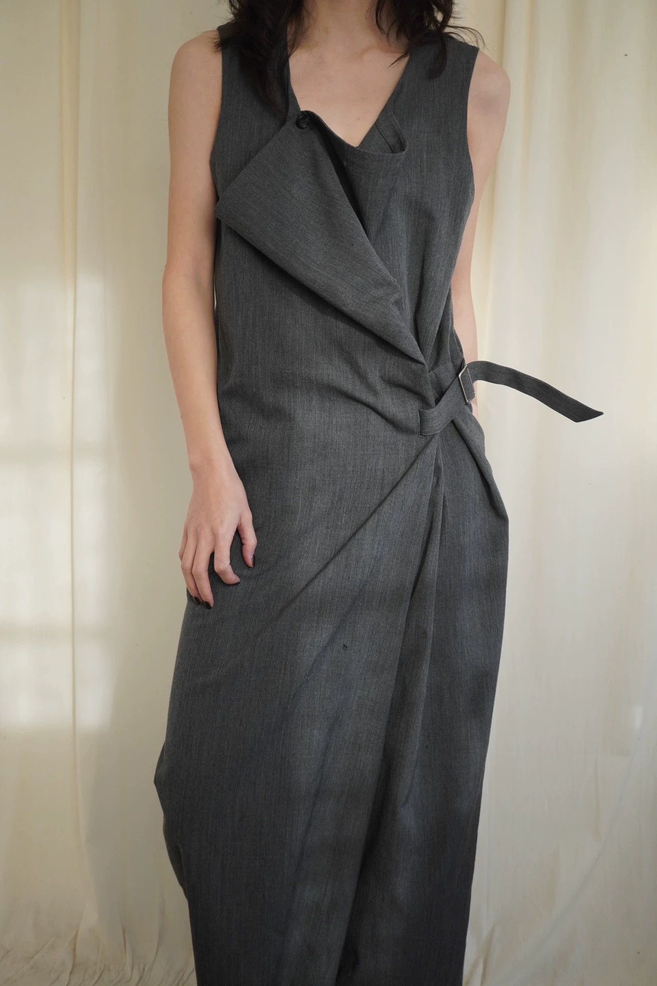 Comme des Garcons CDG 1996 Tricot Belted Wool Dress M Size M / US 6-8 / IT 42-44 - 2 Thumbnail