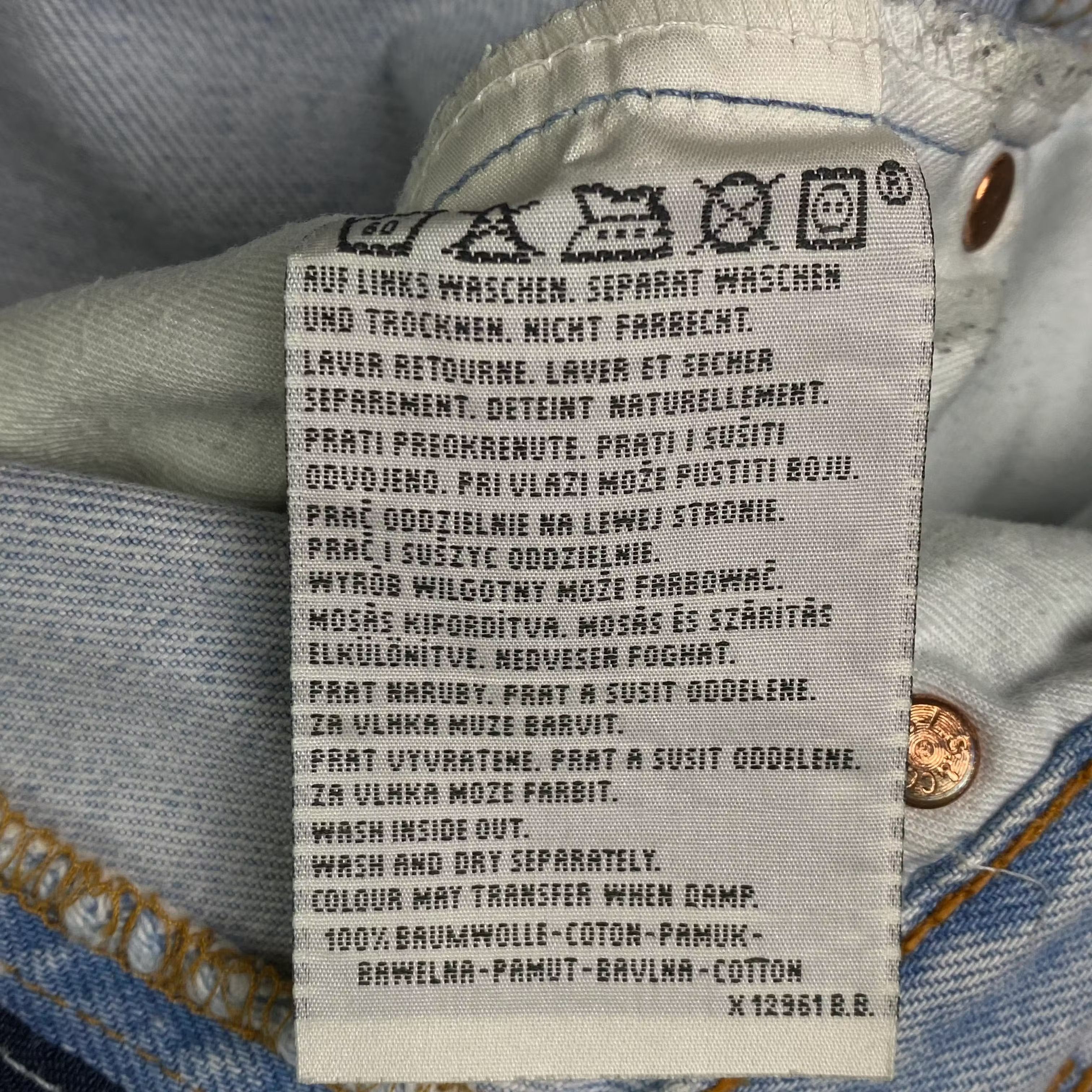 Levi's × Levi's Vintage Clothing × Vintage Mens Jeans Denim Levis 615 Vintage Size 33 Size US 33 - 7 Thumbnail