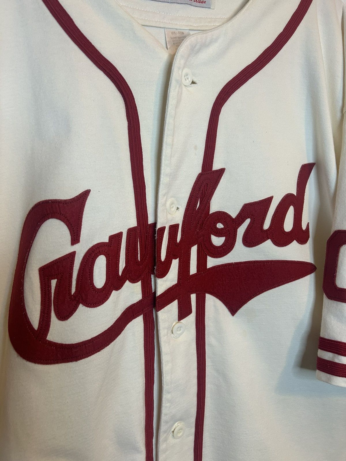 Ebbets Field Flannels Gibson Pittsburgh Crawfords Ebbets Field Flannels Jersey Size US XXL / EU 58 / 5 - 3 Thumbnail