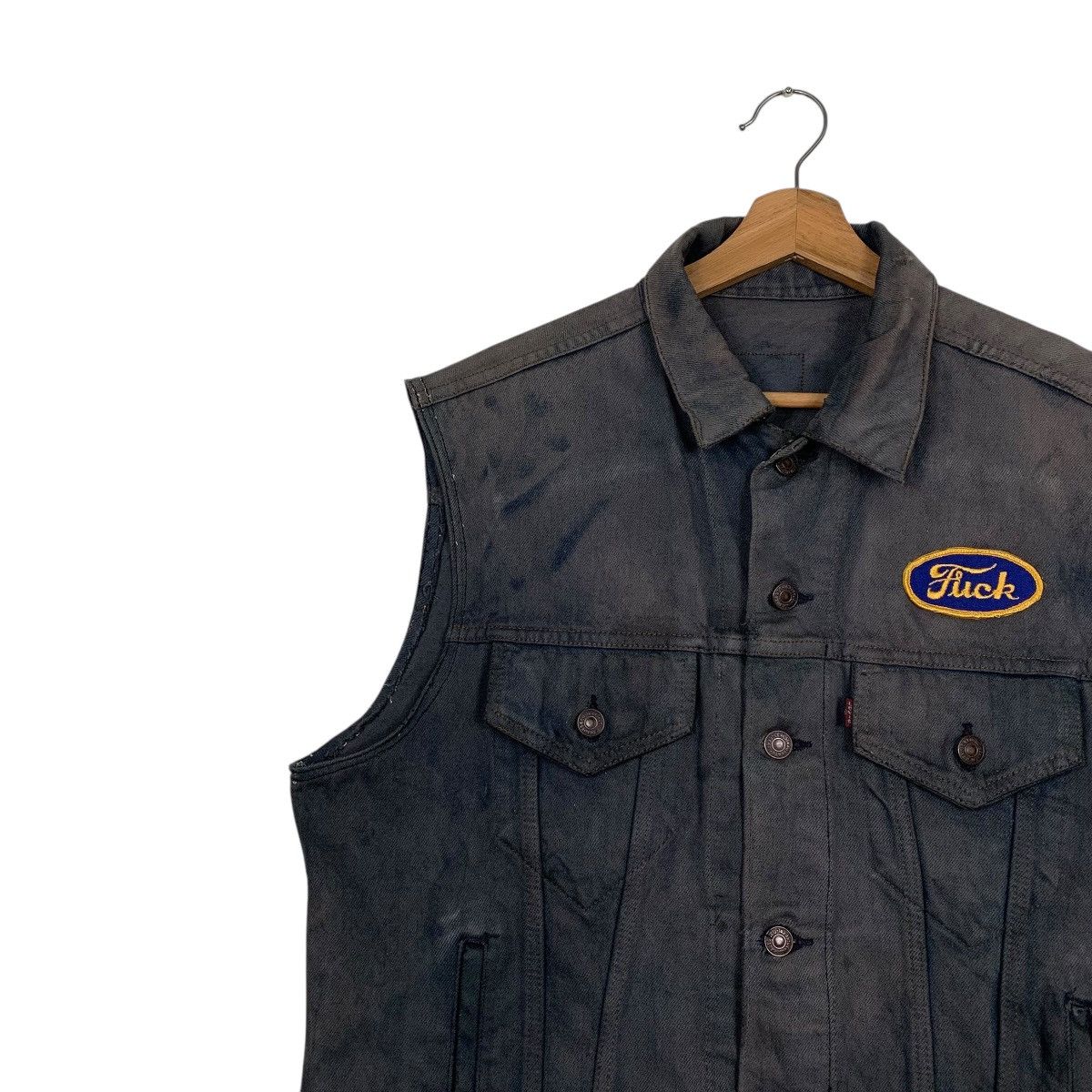 Levi's Vintage Levis Denim Vest Size US M / EU 48-50 / 2 - 6 Thumbnail