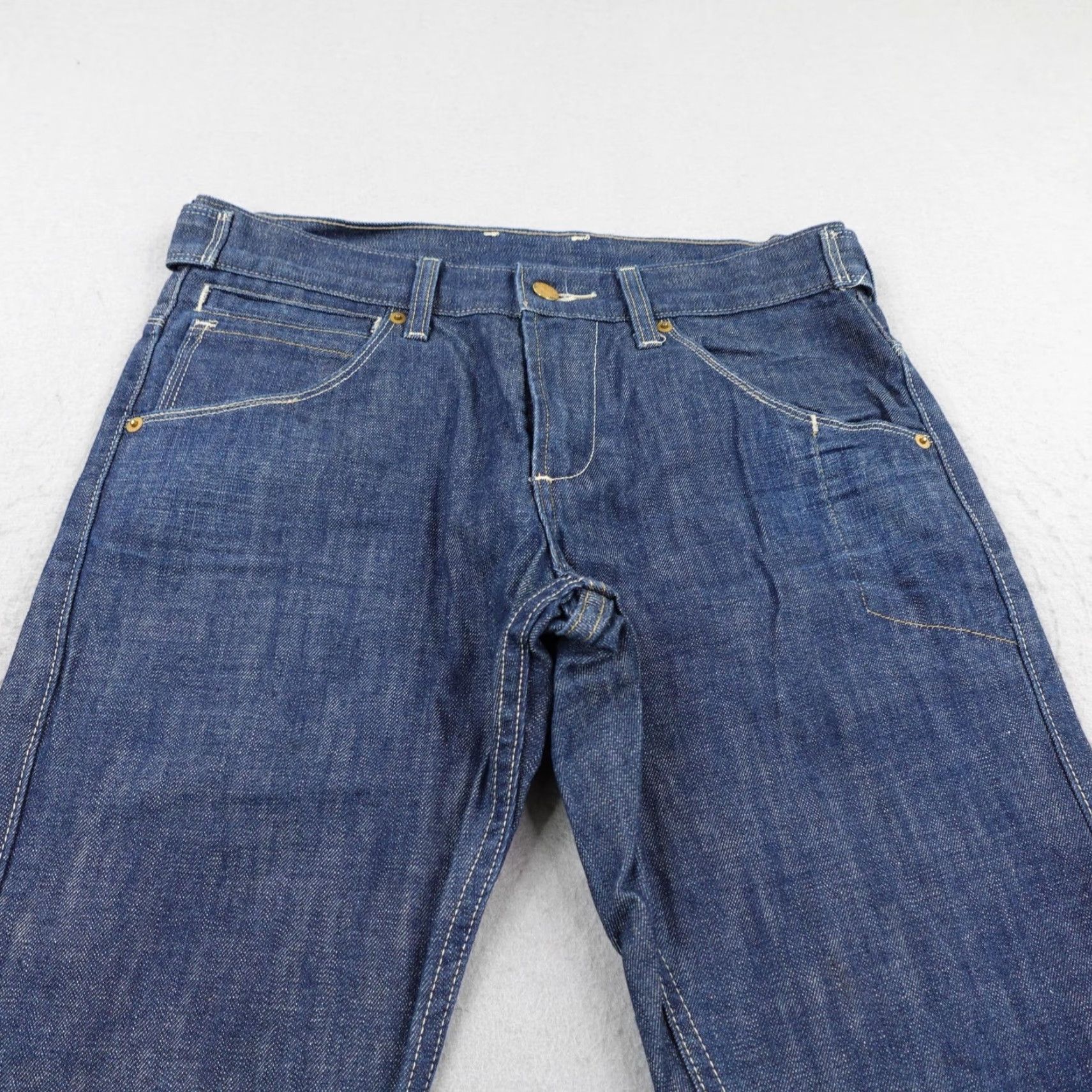 Levi's Levi's Jeans Men 32x30 Blue 511 Skinny Raw Denim Cinch Waist 5-Pocket Pocket Logo Zipper Button Size US 32 / EU 48 - 2 Thumbnail