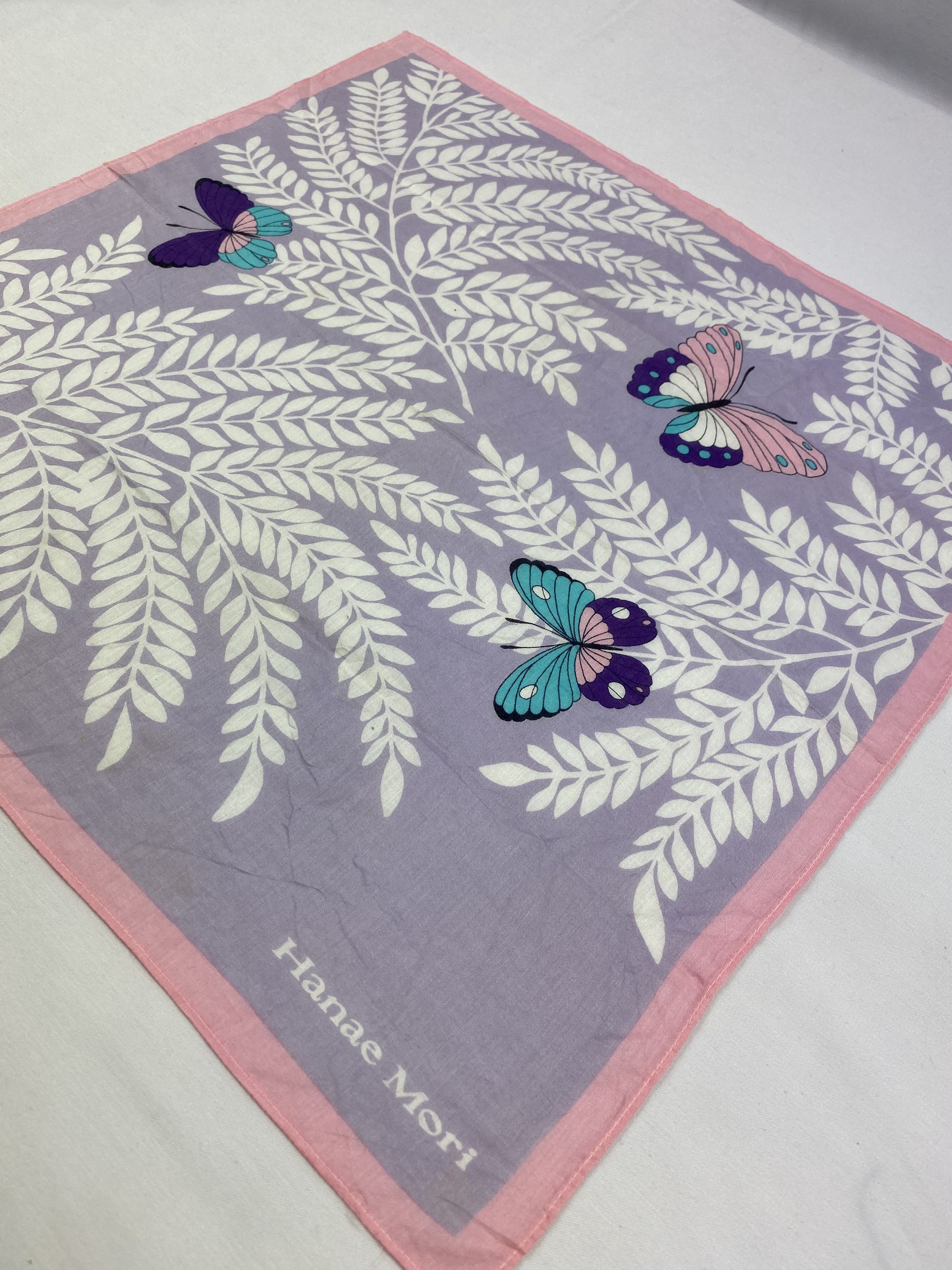 Hanae Mori × Japanese Brand × Vintage Hanae Mori Handkerchief / Bandana / Neckerchief Size ONE SIZE - 4 Thumbnail