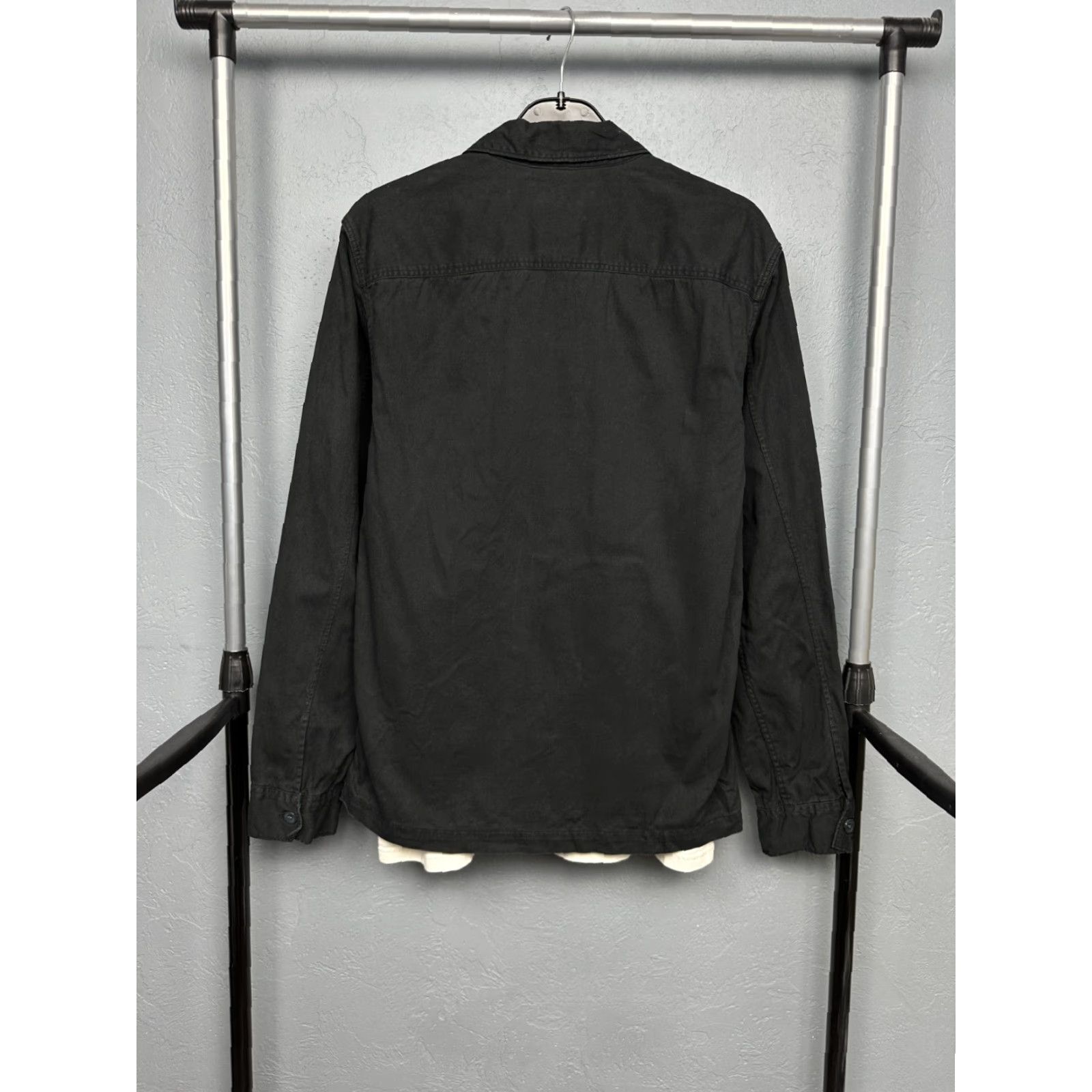 Allsaints AllSaints Spotter LS Shirt Jacket Y2K Overshirt Size S Black Mens Size US S / EU 44-46 / 1 - 5 Thumbnail