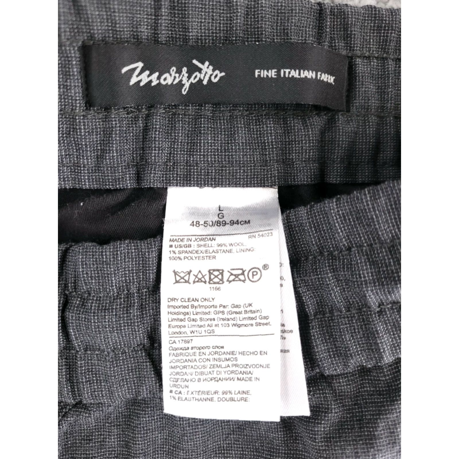 Banana Republic Banana Republic Pants Mens Large Wool Marzotto Italian Slim Taper Gray Size US 33 - 4 Thumbnail