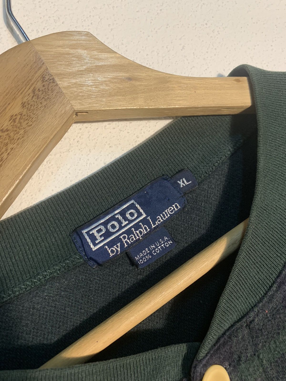 Vintage Vintage Polo by RALPH LAUREN Long Sleeve Rugby shirt Size US XL / EU 56 / 4 - 4 Thumbnail