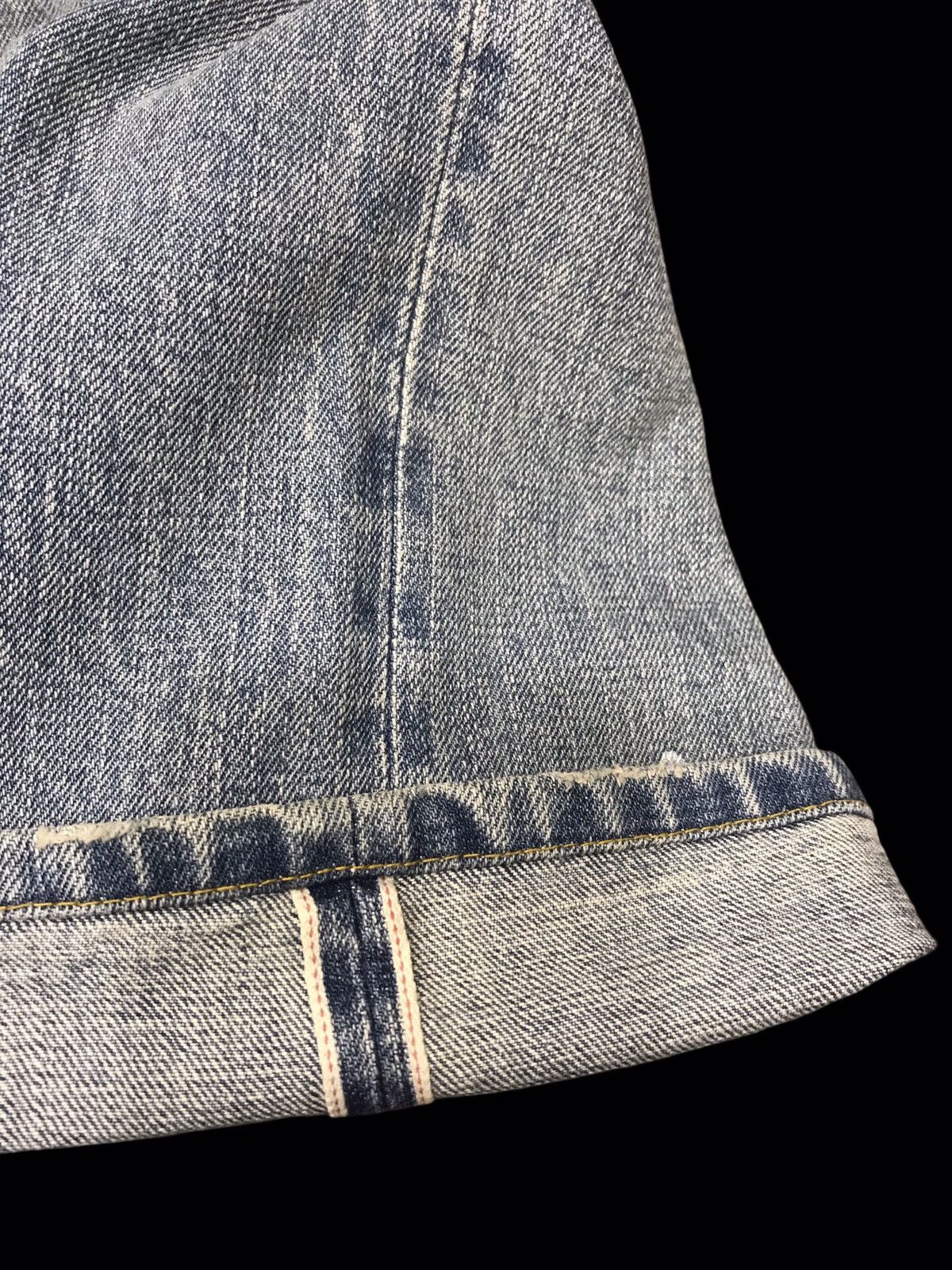 Designer 💥ULTRA RARE💥JPRESS HEAVY PATCHWORK DISTRESSED DENIM F138 Size US 32 / EU 48 - 19 Thumbnail