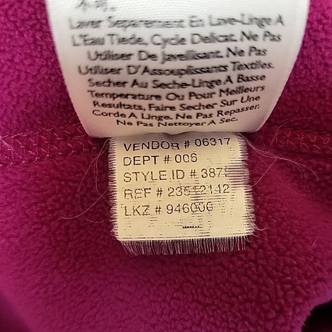Eddie Bauer Eddie Bauer Sweater Jacket Womens M Fuchsia Full Zip Fleece 100% Polyester Windbreaker Casual Womens Size M / US 6-8 / IT 42-44 - 4 Thumbnail