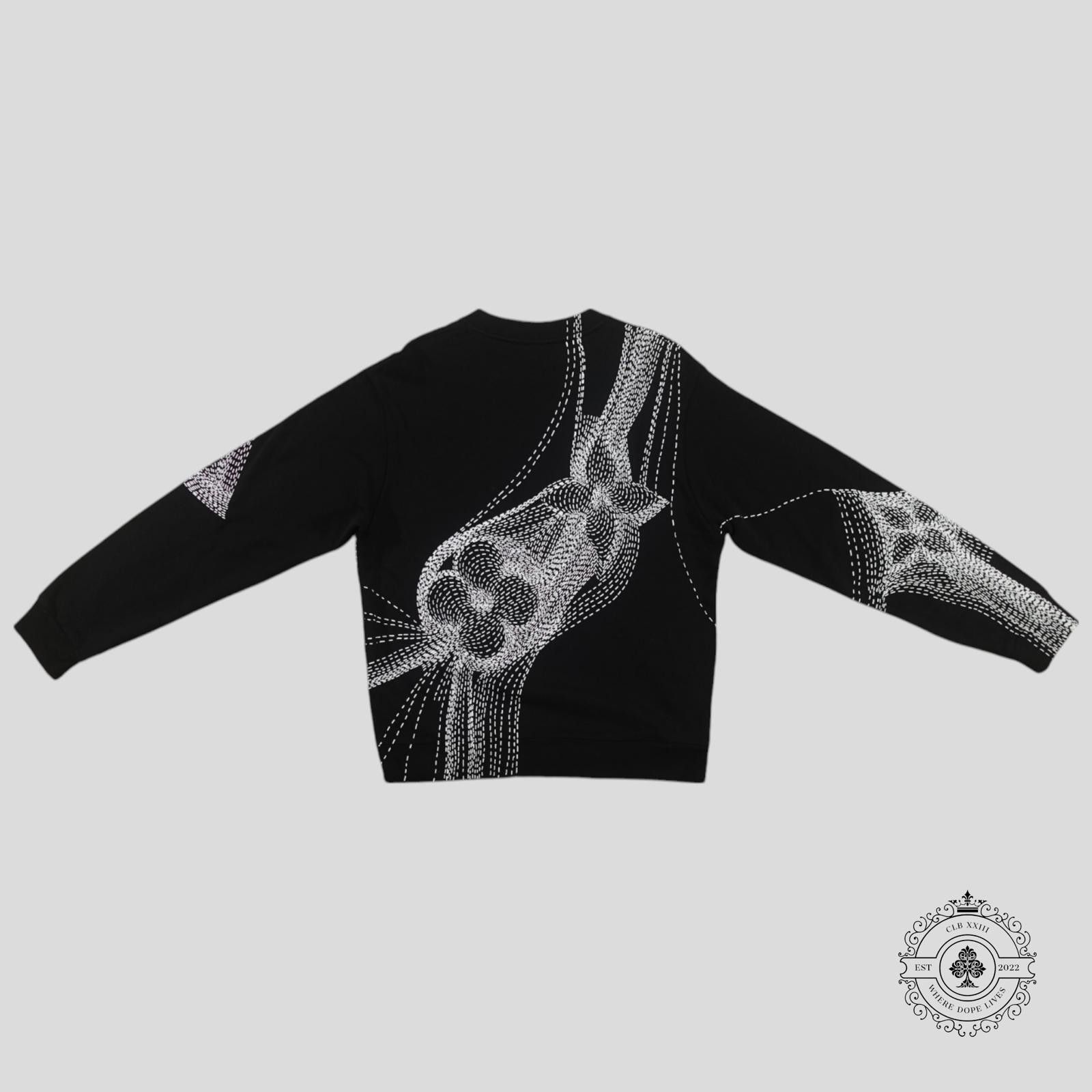 Louis Vuitton Louis Vuitton Flower Print Sweatshirt in Black Size ONE SIZE - 2 Thumbnail