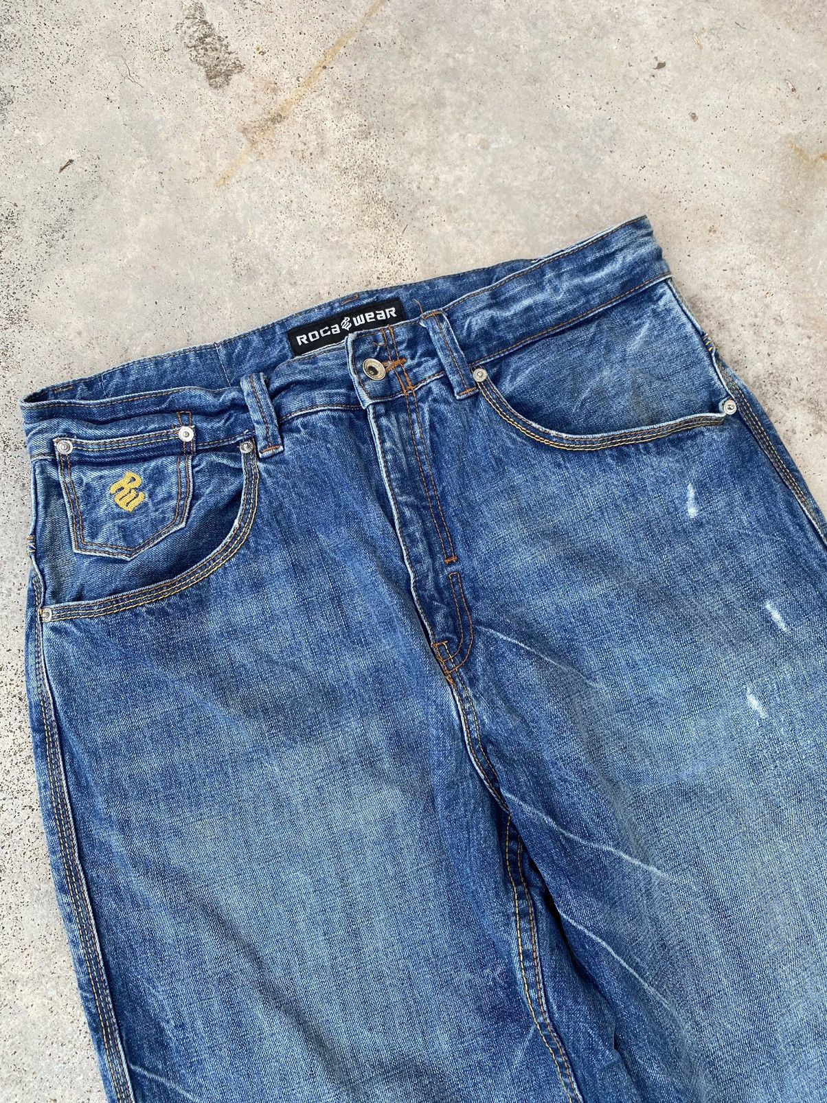 Affliction 2000s Rocawear Loose Baggy jnco style y2k Jeans Size US 36 / EU 52 - 4 Thumbnail