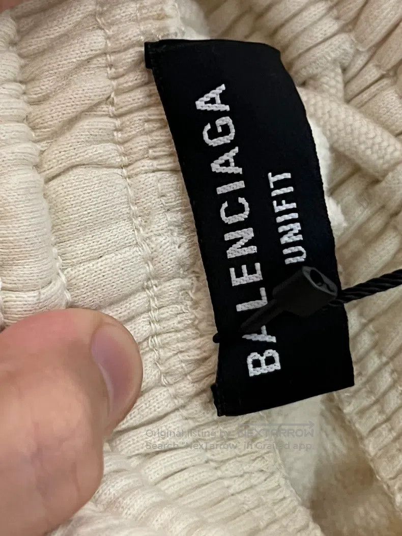 Balenciaga Balenciaga size S Off-white distressed logo scissors lette Size US 27 - 4 Thumbnail