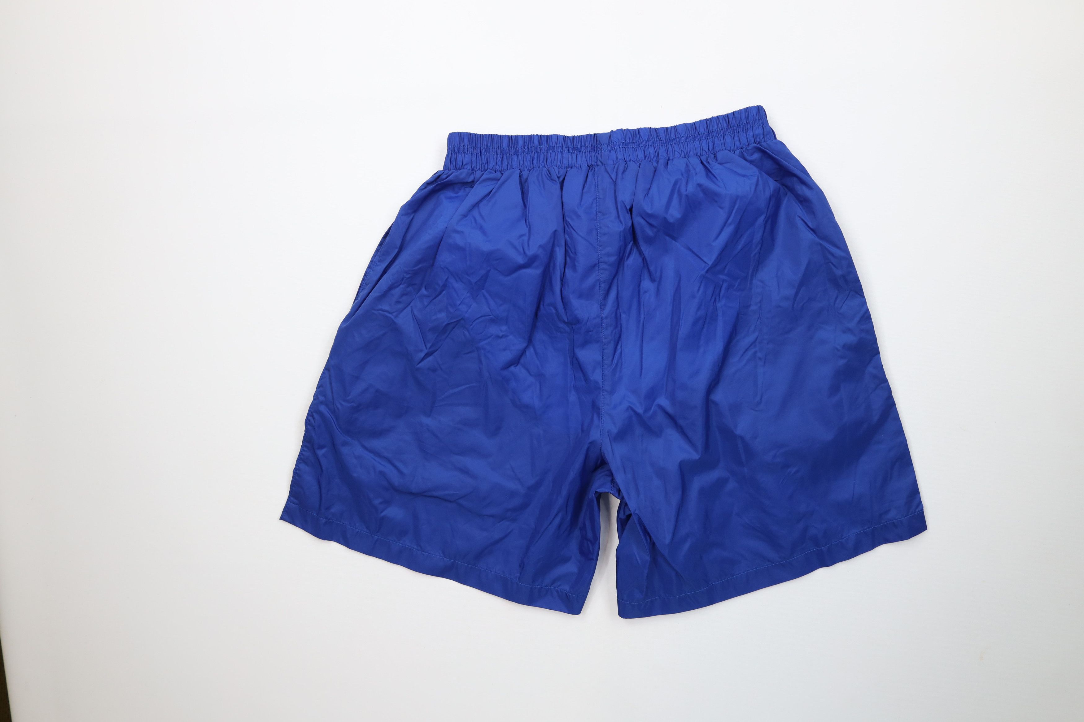 Reebok Vintage 90s Reebok Above Knee Windbreaker Shorts Blue Nylon Size US 34 / EU 50 - 9 Thumbnail