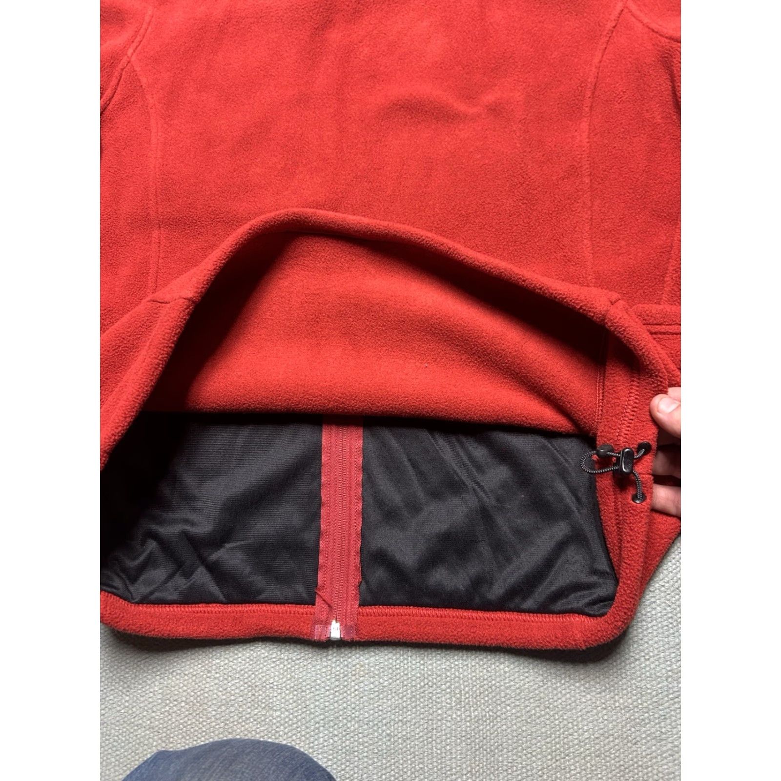 Vintage VINTAGE LL Bean fleece jacket full zip synchilla 3 pocket red orange snow ski men’s XL Size US XL / EU 56 / 4 - 6 Thumbnail